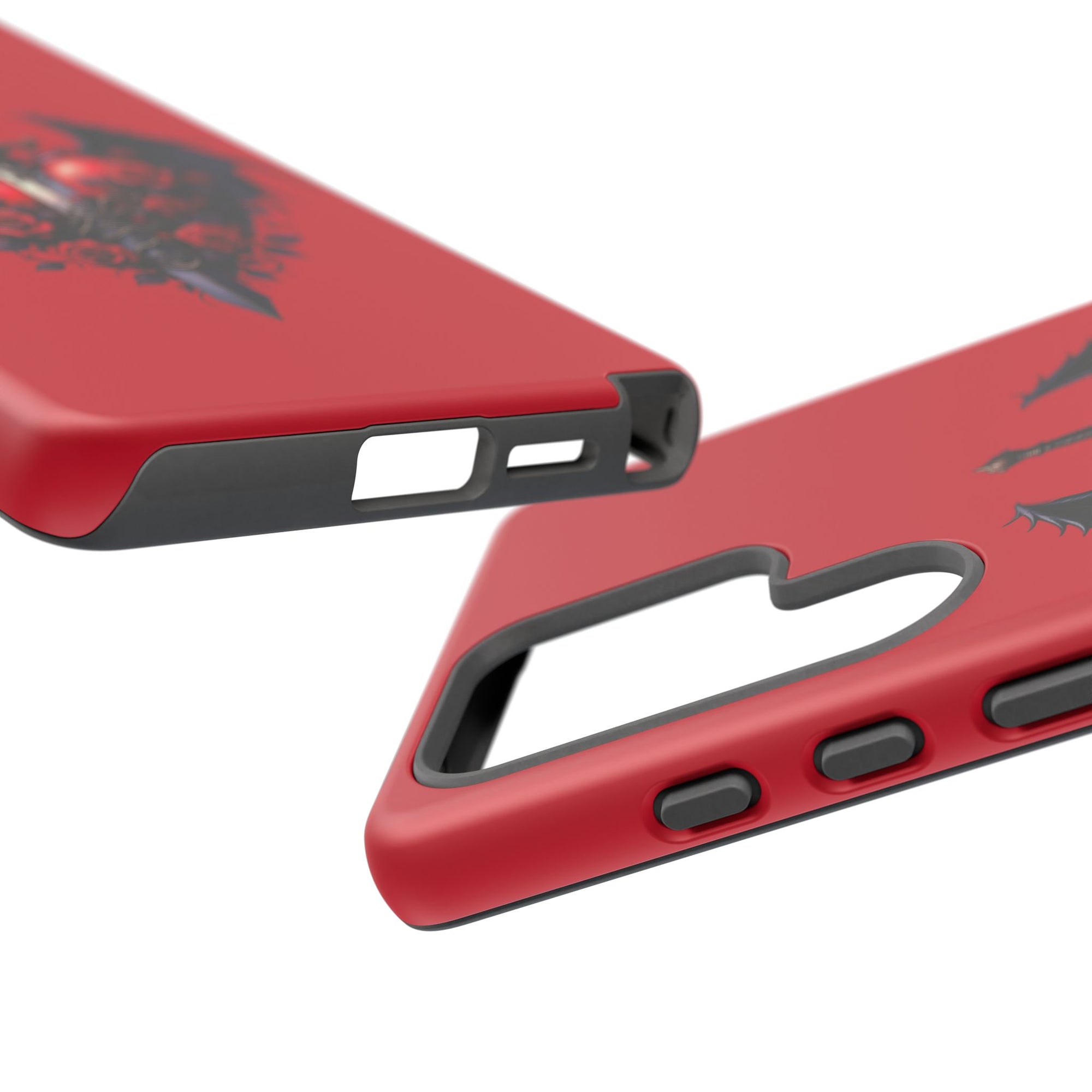 Tough Cases - Gothic Heart Phone Case, Edgy Accessories for Him, Unique Gifts for Her, Valentine's Day, Birthday, Artsy Phone Cover