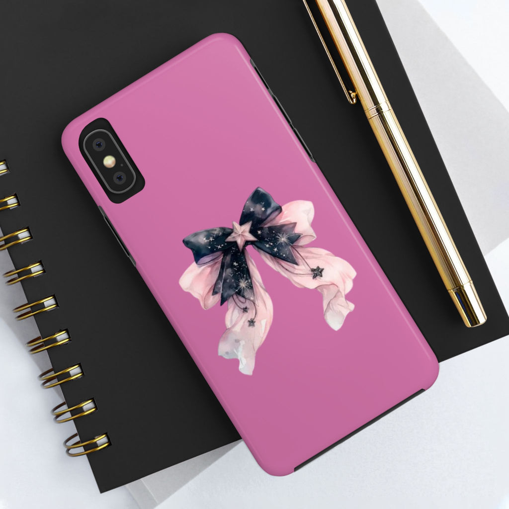 Pink Ribbon Tough Phone Cases, Galaxy Phone Covers, Chic Phone Protection, Ideal Gift for Her, Stylish Tech Accessories