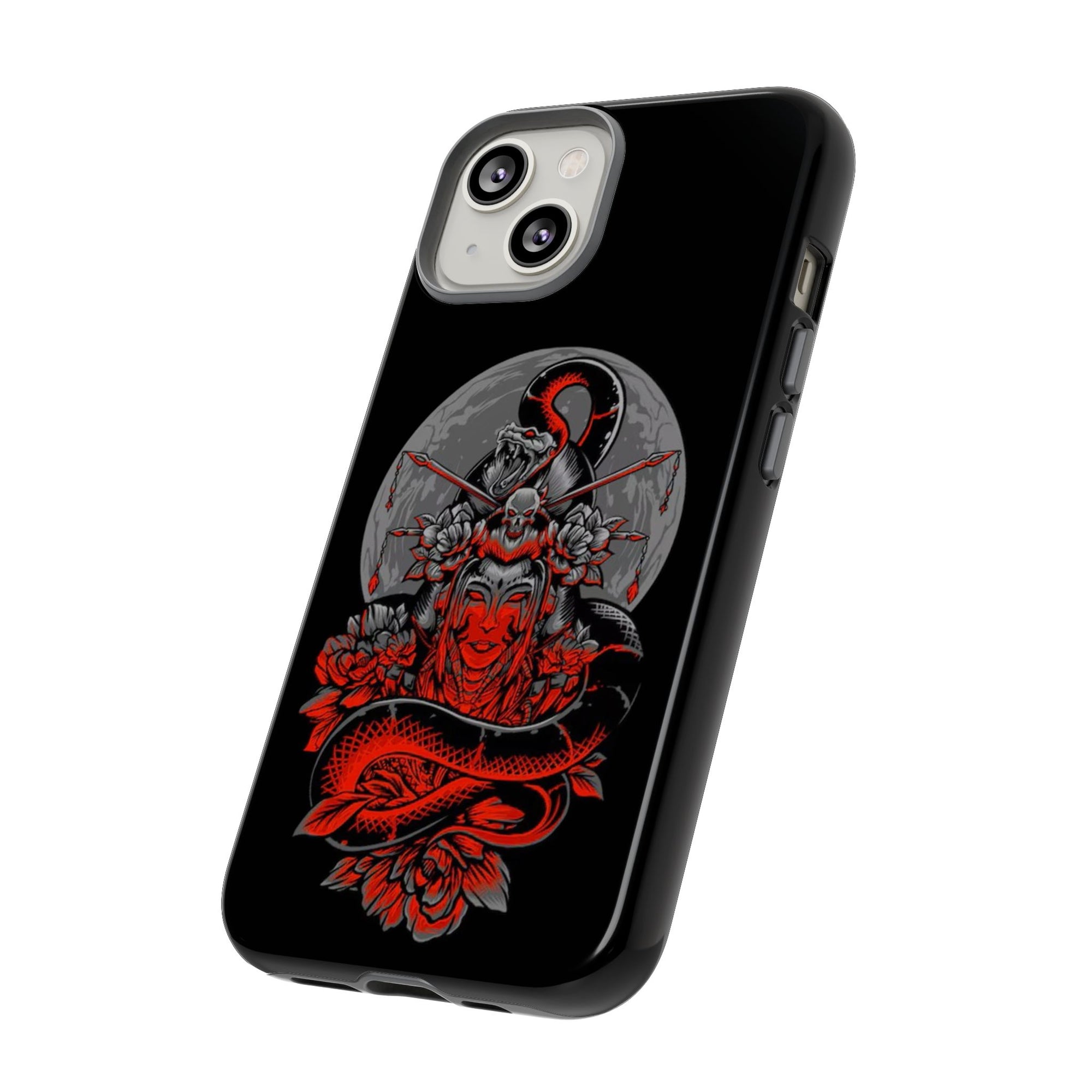 Tough Cases for iPhone, Dragon & Warrior Design, Durable Phone Protection, Perfect Gift for Tech Lovers, Unique Gifting
