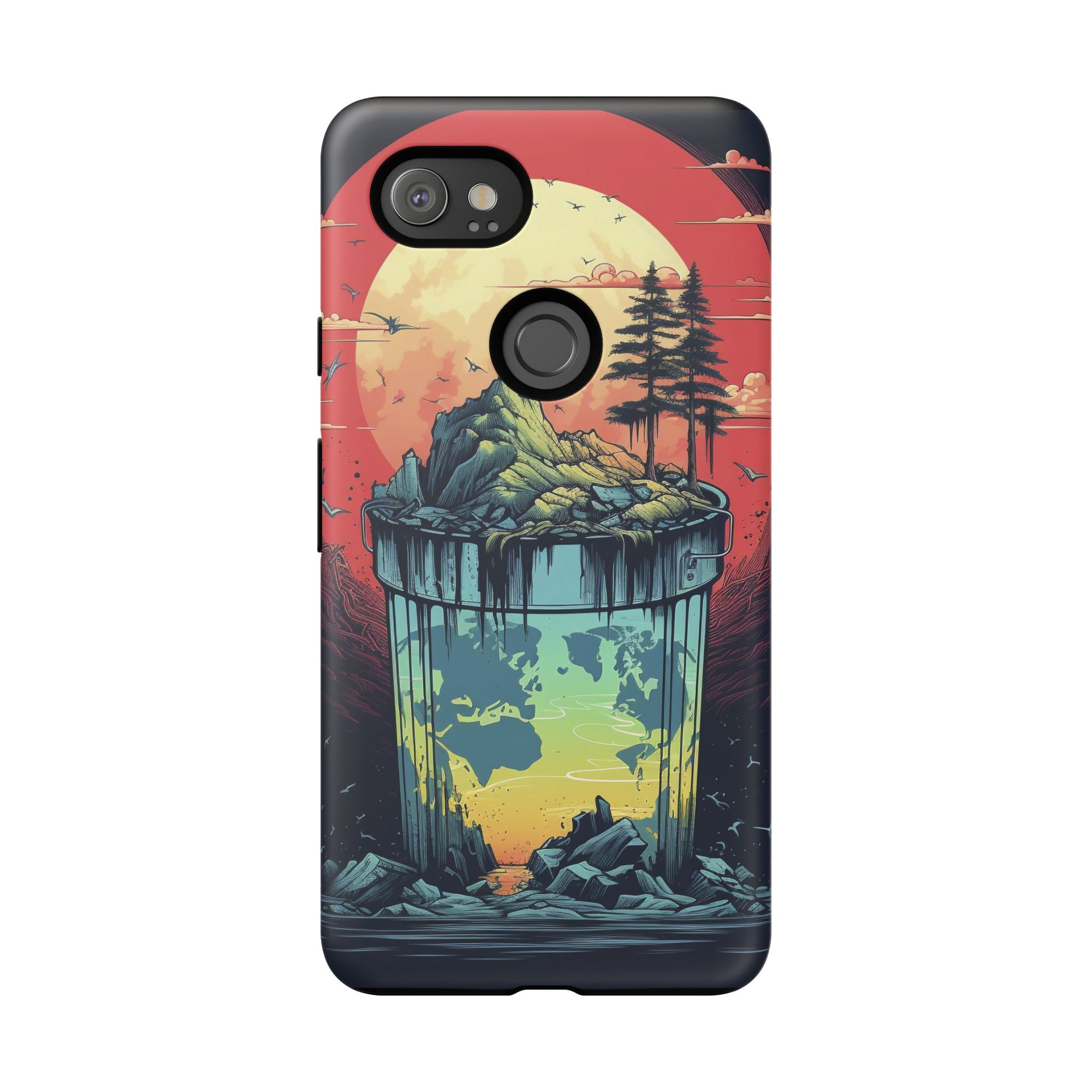 Vibrant Nature-Themed Phone Case, Tough Cases for Adventurers, Eco-Friendly, Trendy Phone Accessory, Great Gift for Nature Lovers