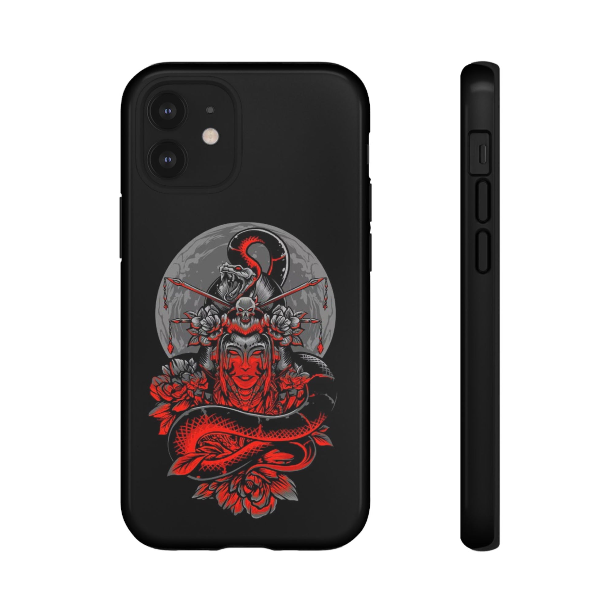 Tough Cases for iPhone, Dragon & Warrior Design, Durable Phone Protection, Perfect Gift for Tech Lovers, Unique Gifting