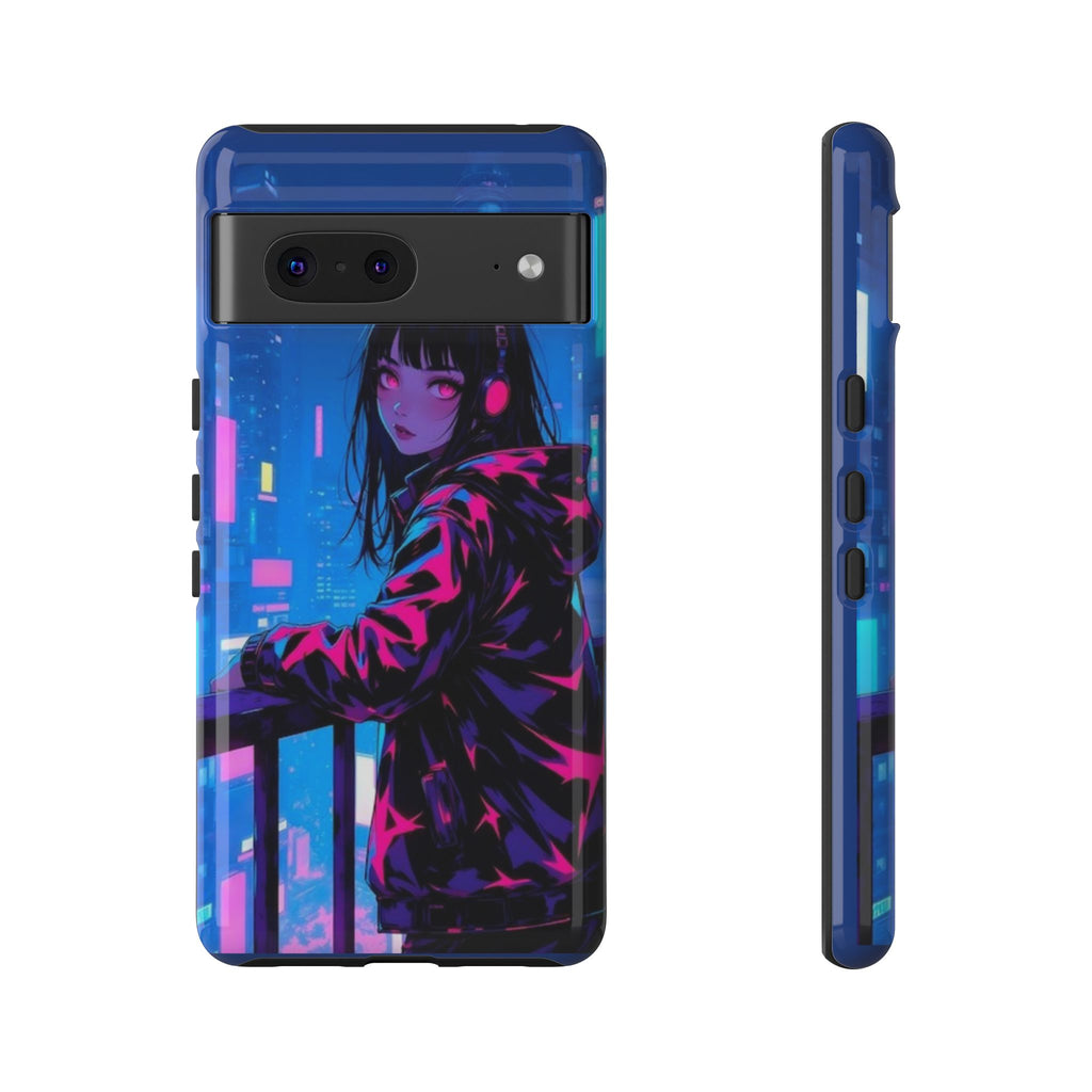 Futuristic Phone Case, Cyberpunk Aesthetic, Tough Phone Cover, Urban Style, Gift for Tech Lovers, Unique Phone Accessories, Streetwear [...]