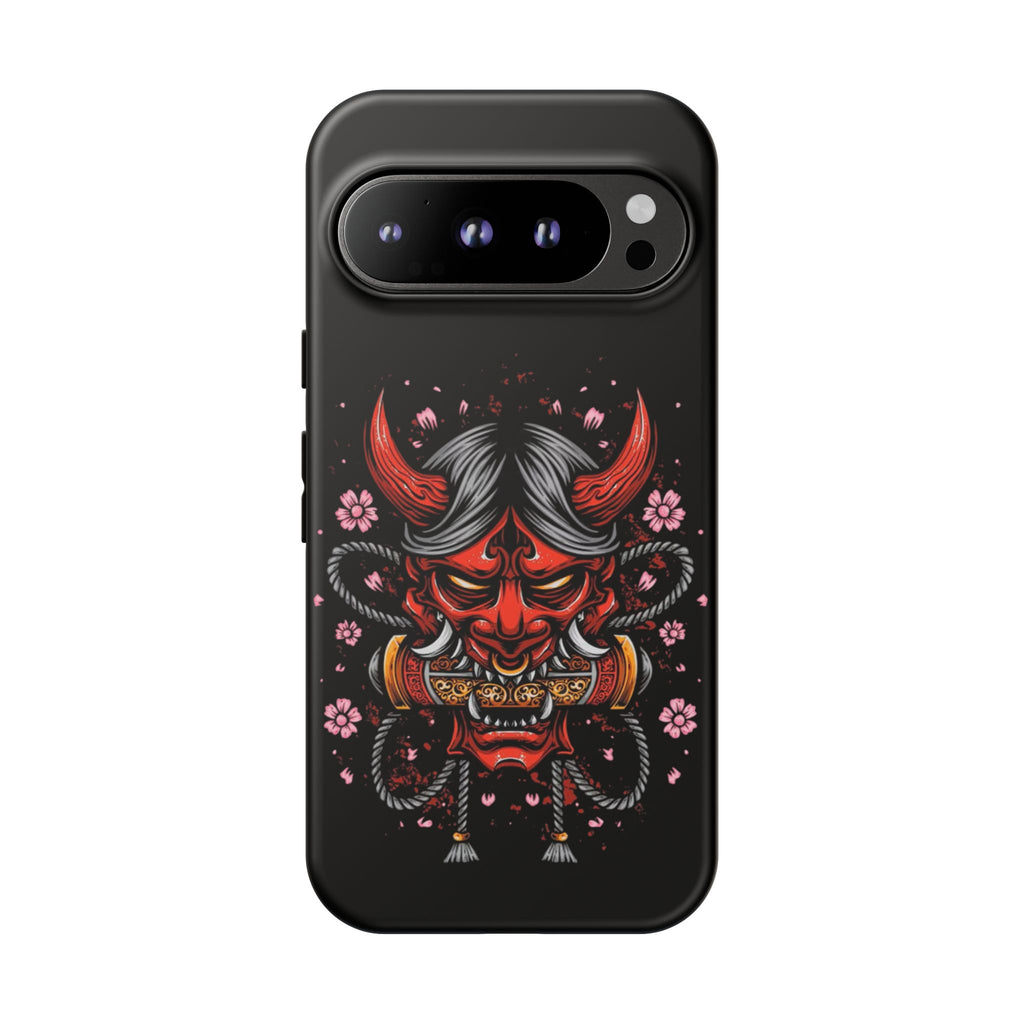 Tough Cases: Fierce Demon Phone Case, Edgy Phone Cover, Protect Your Device, Gift for Anime Fans, Unique Artwork Case
