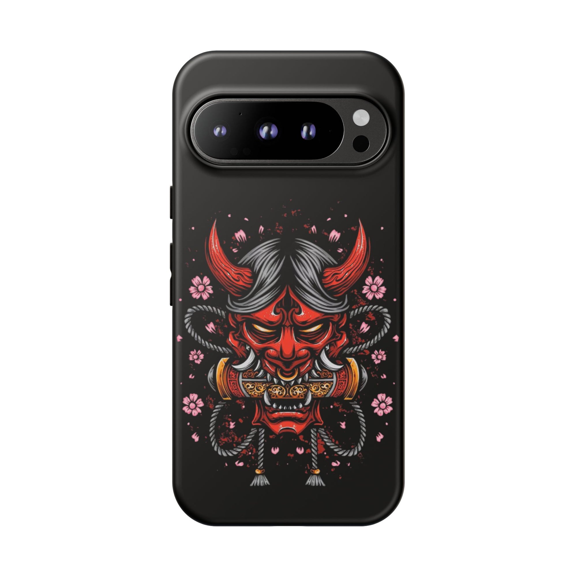 Tough Cases: Fierce Demon Phone Case, Edgy Phone Cover, Protect Your Device, Gift for Anime Fans, Unique Artwork Case