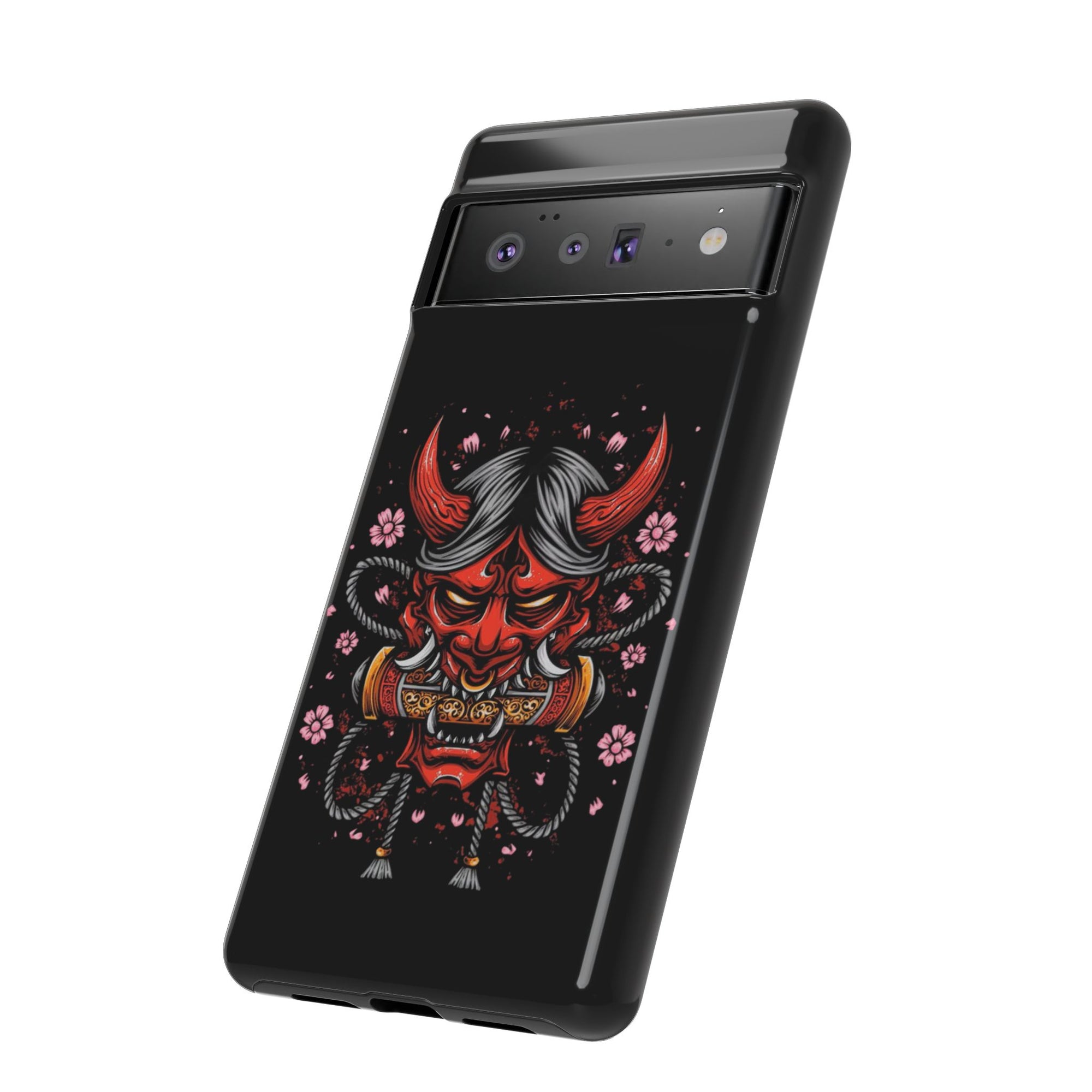 Tough Cases: Fierce Demon Phone Case, Edgy Phone Cover, Protect Your Device, Gift for Anime Fans, Unique Artwork Case