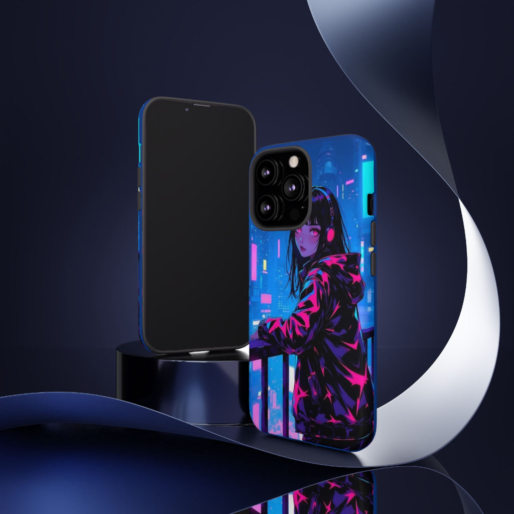 Futuristic Phone Case, Cyberpunk Aesthetic, Tough Phone Cover, Urban Style, Gift for Tech Lovers, Unique Phone Accessories, Streetwear [...]