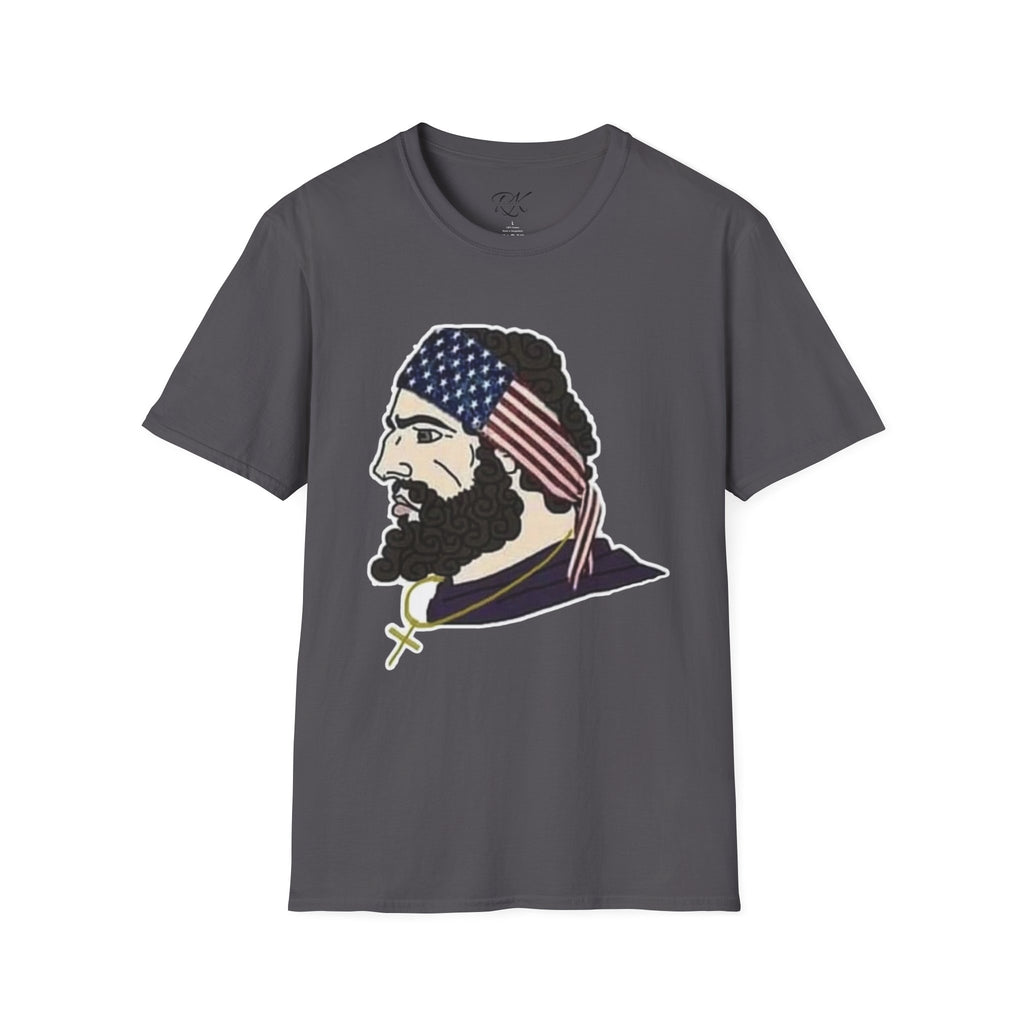 Patriotic Graphic T-Shirt, Unisex Softstyle Tee, Independence Day Gift, Freedom Apparel, Americana Clothing