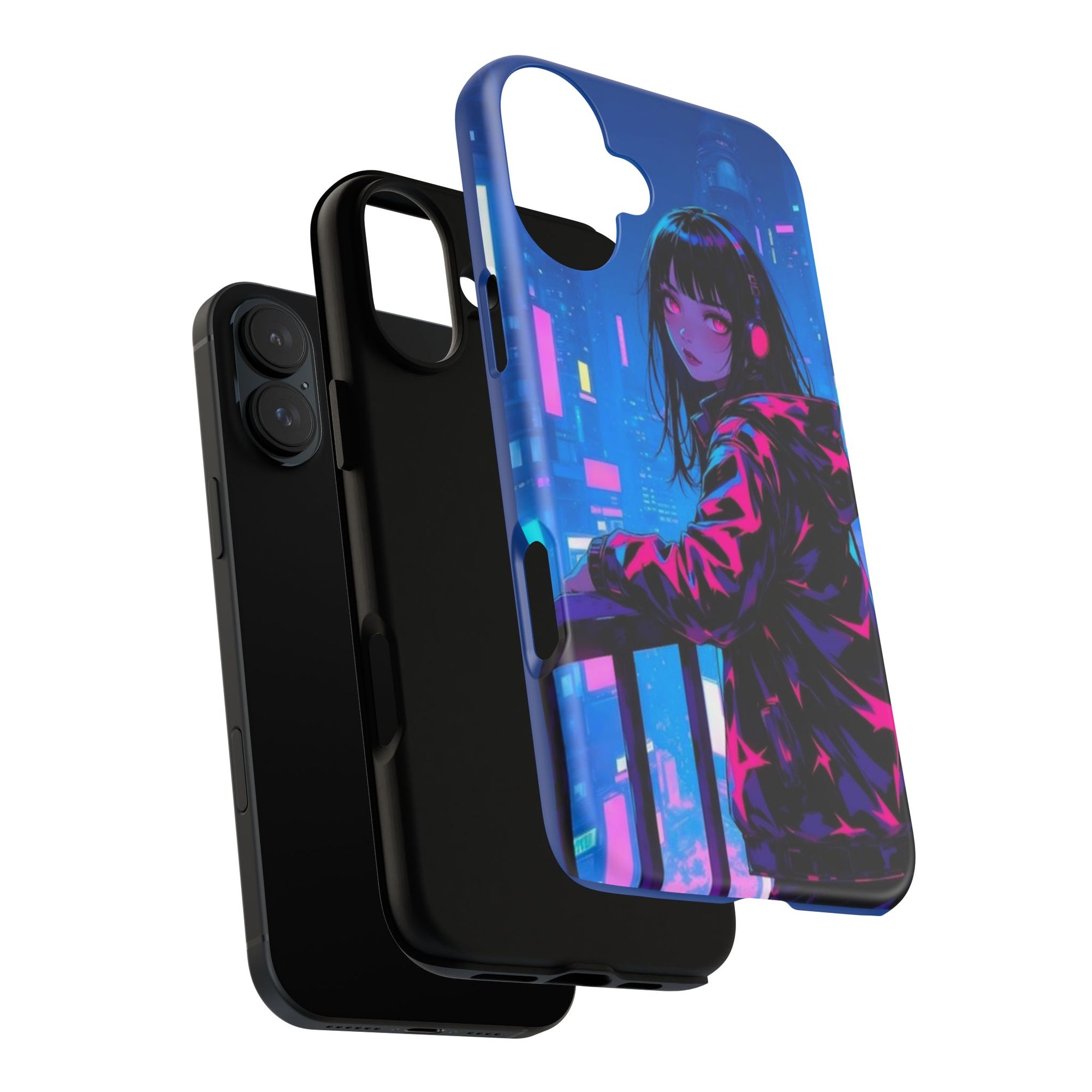 Futuristic Phone Case, Cyberpunk Aesthetic, Tough Phone Cover, Urban Style, Gift for Tech Lovers, Unique Phone Accessories, Streetwear [...]