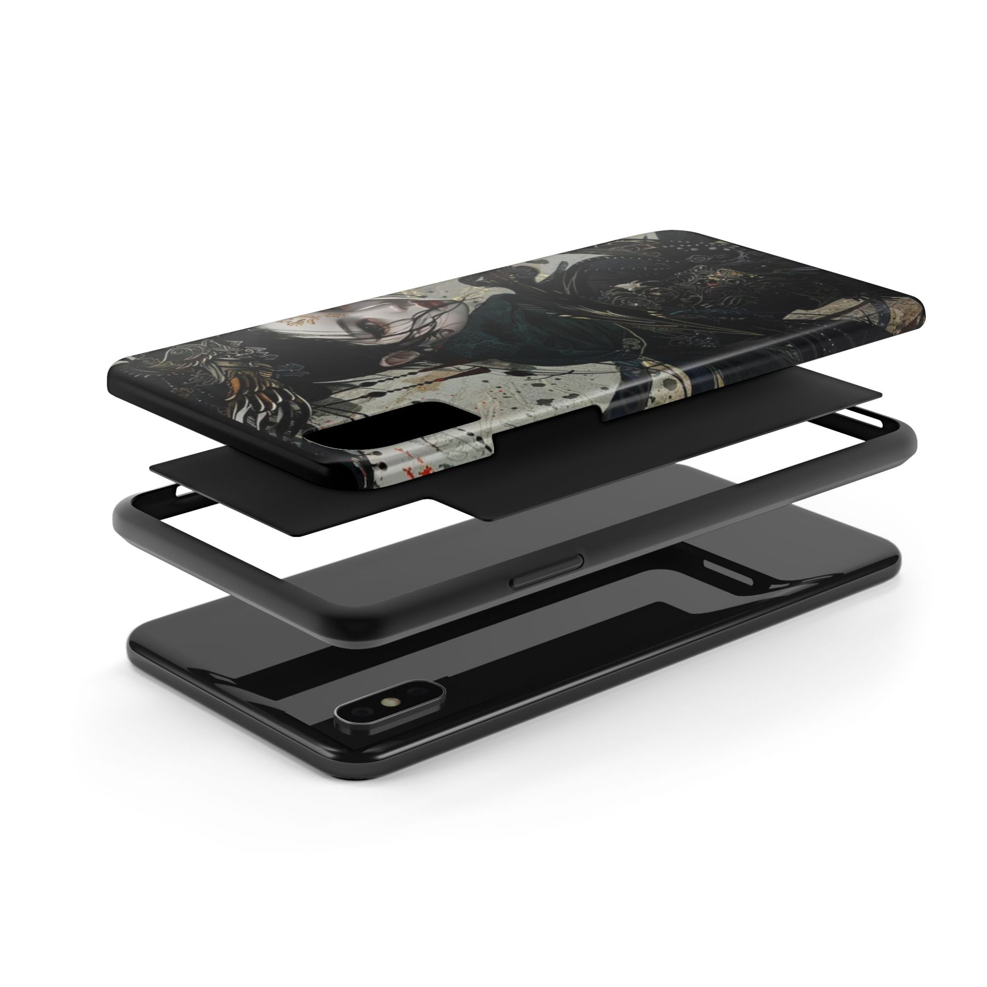 Tough Phone Cases with Artistic Designs, Durable Cases for Unique Style, Custom Phone Cover, Gifts for Art Lovers, Trendy Protection