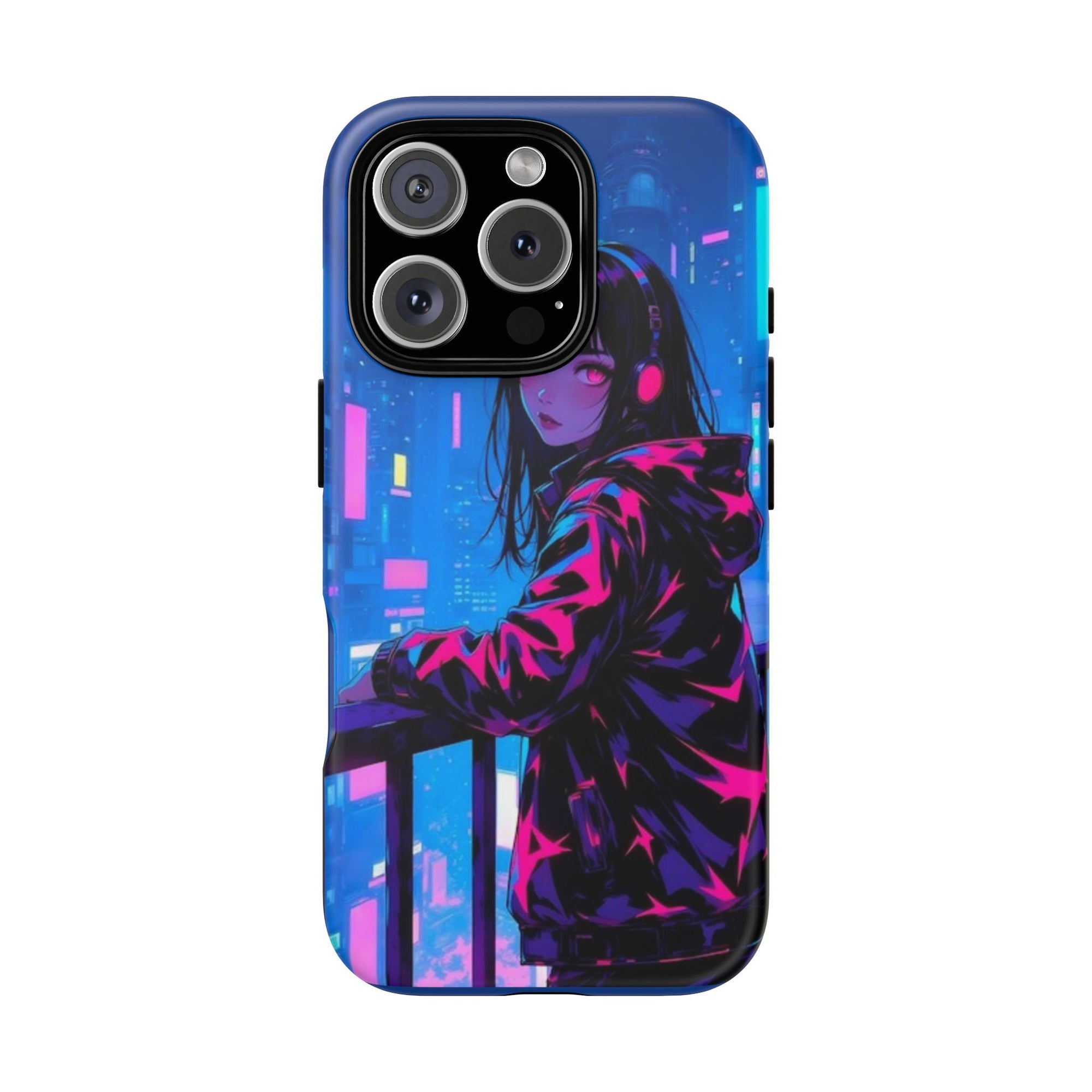 Futuristic Phone Case, Cyberpunk Aesthetic, Tough Phone Cover, Urban Style, Gift for Tech Lovers, Unique Phone Accessories, Streetwear [...]