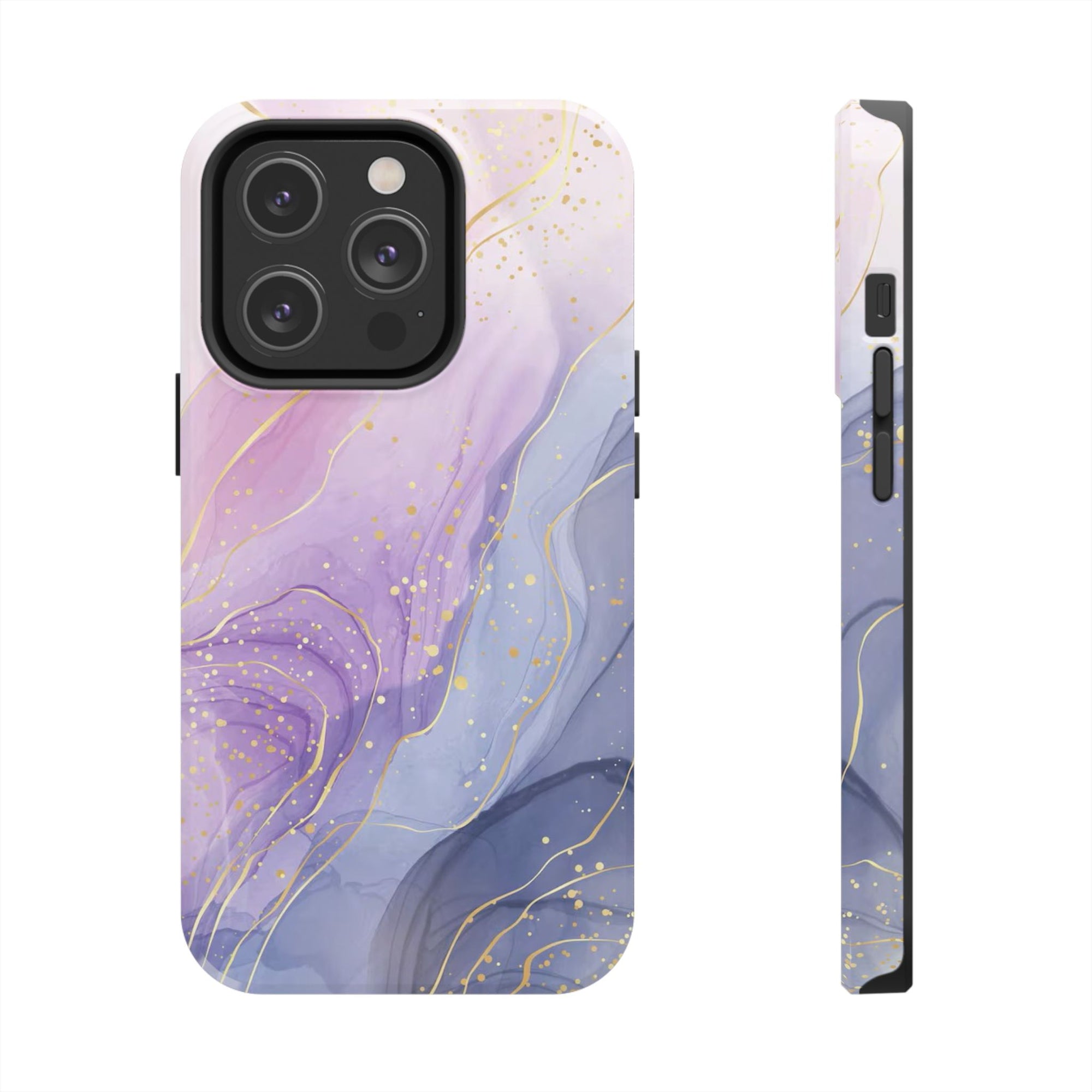 Elegant Abstract Tough Phone Cases for Stylish Protection, Gift for Her, Phone Accessories, Lavender Marble Design, Phone Cover for [...]