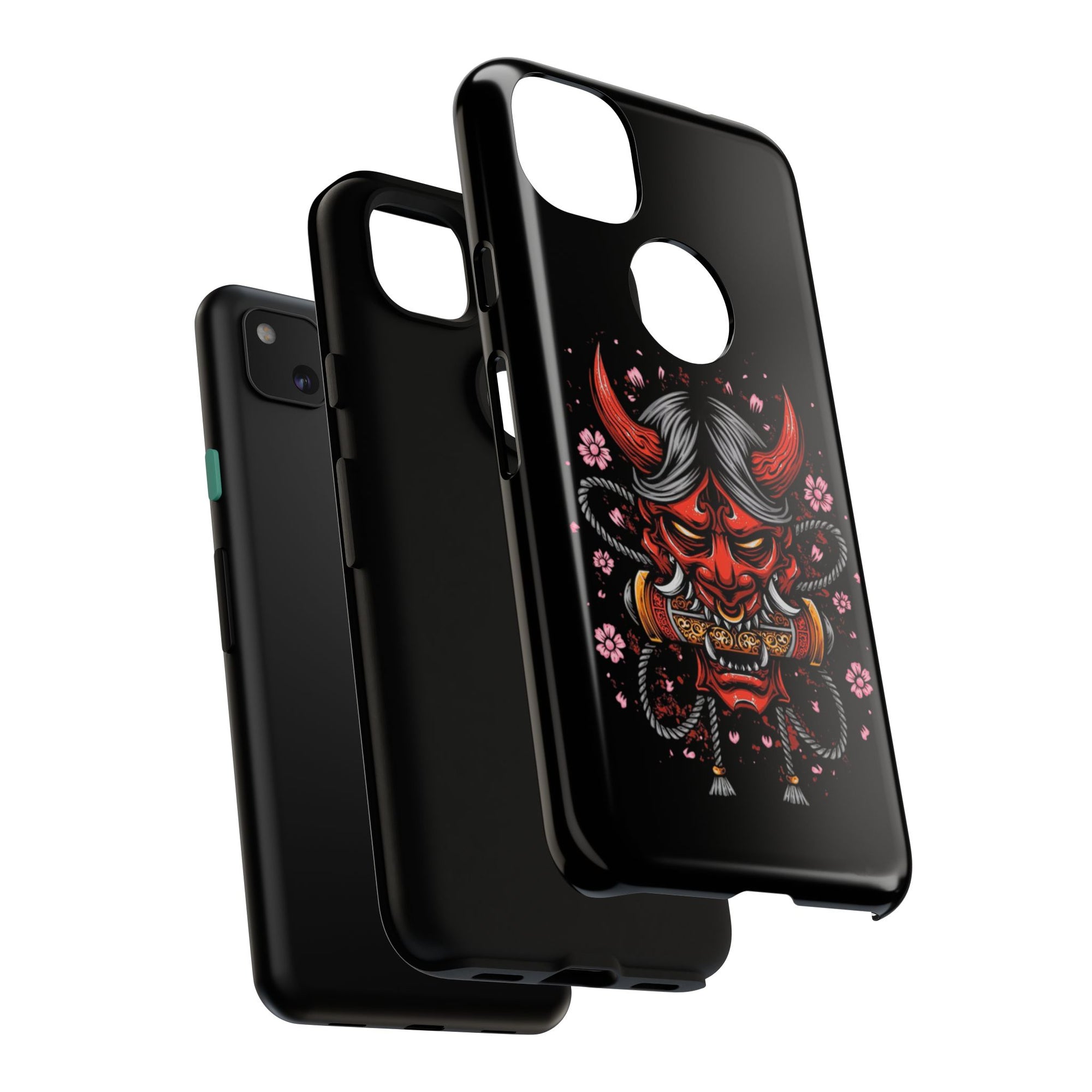 Tough Cases: Fierce Demon Phone Case, Edgy Phone Cover, Protect Your Device, Gift for Anime Fans, Unique Artwork Case