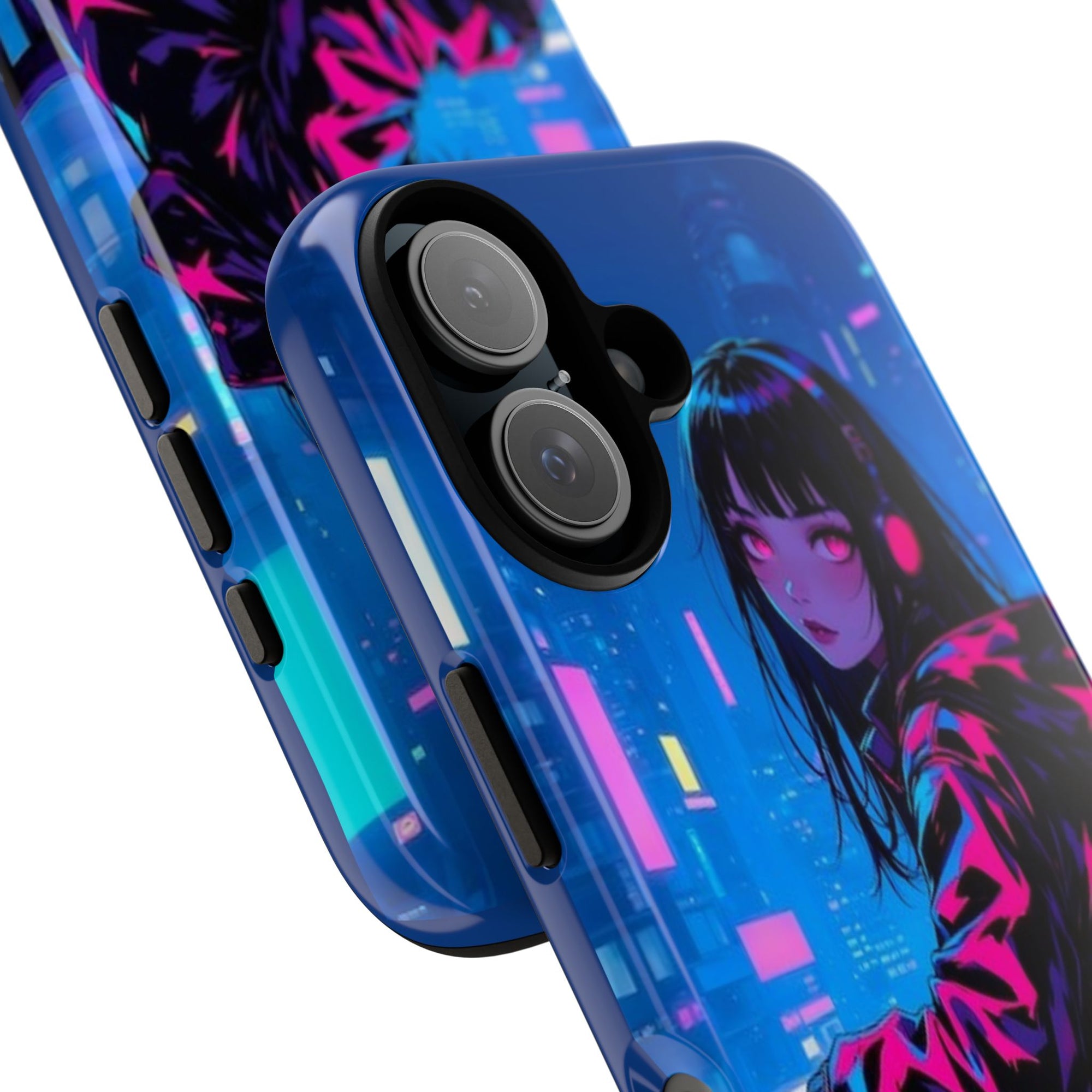 Futuristic Phone Case, Cyberpunk Aesthetic, Tough Phone Cover, Urban Style, Gift for Tech Lovers, Unique Phone Accessories, Streetwear [...]