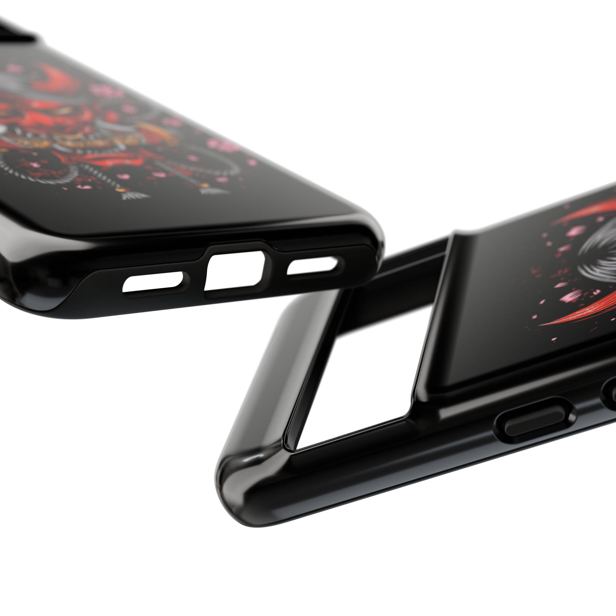 Tough Cases: Fierce Demon Phone Case, Edgy Phone Cover, Protect Your Device, Gift for Anime Fans, Unique Artwork Case