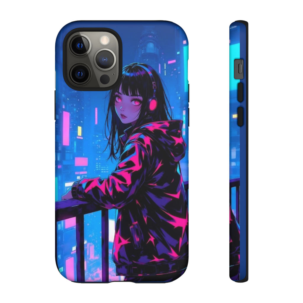 Futuristic Phone Case, Cyberpunk Aesthetic, Tough Phone Cover, Urban Style, Gift for Tech Lovers, Unique Phone Accessories, Streetwear [...]