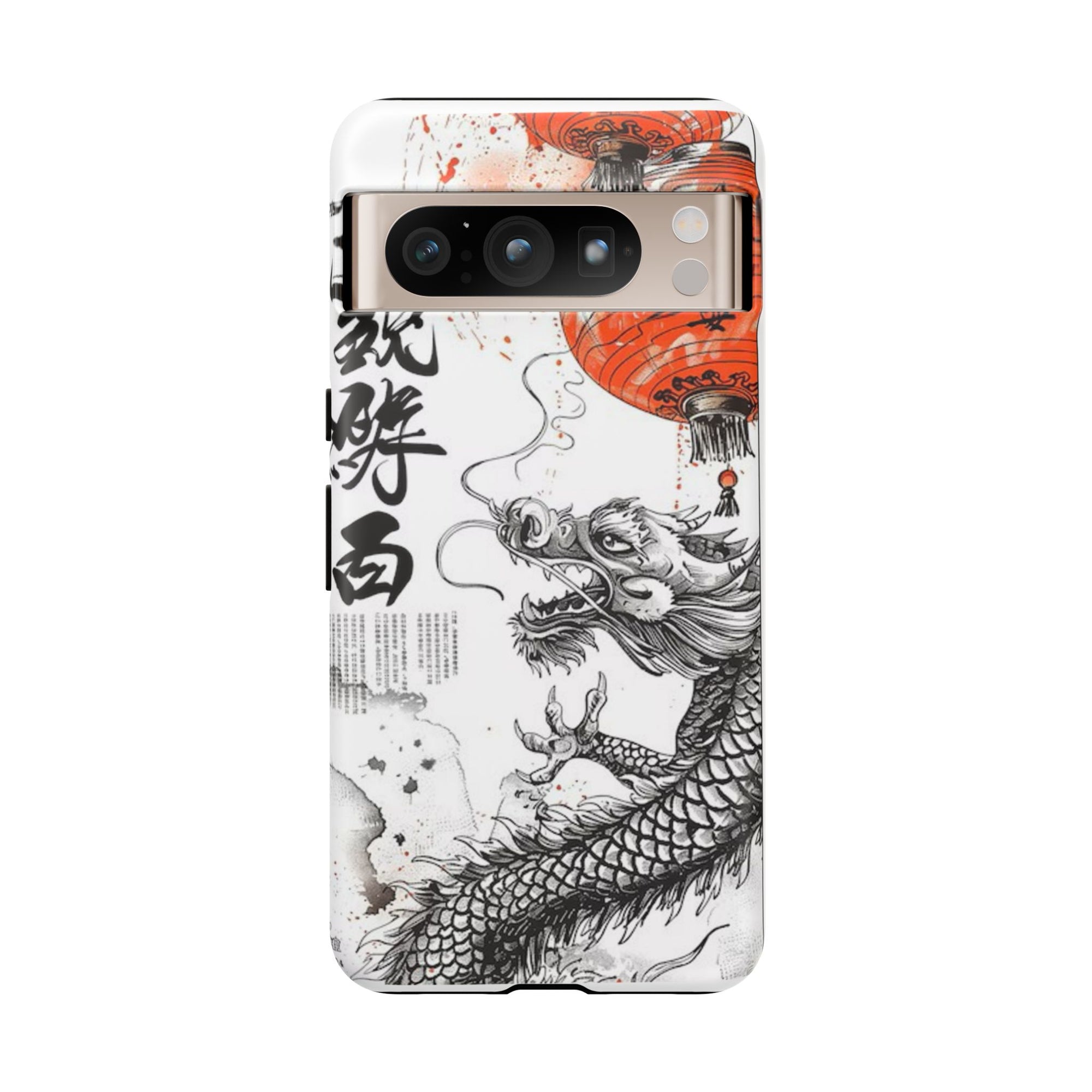 Dragon Design Phone Case, Tough Cases with Chinese Art for Unique Style, Gift for Art Lovers, Phone Protection, Trendy Accessories