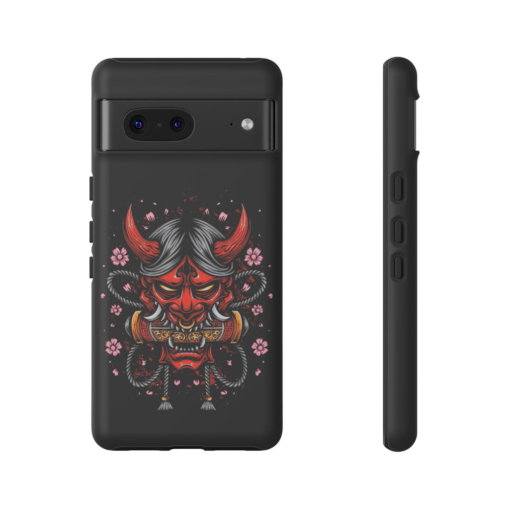 Tough Cases: Fierce Demon Phone Case, Edgy Phone Cover, Protect Your Device, Gift for Anime Fans, Unique Artwork Case