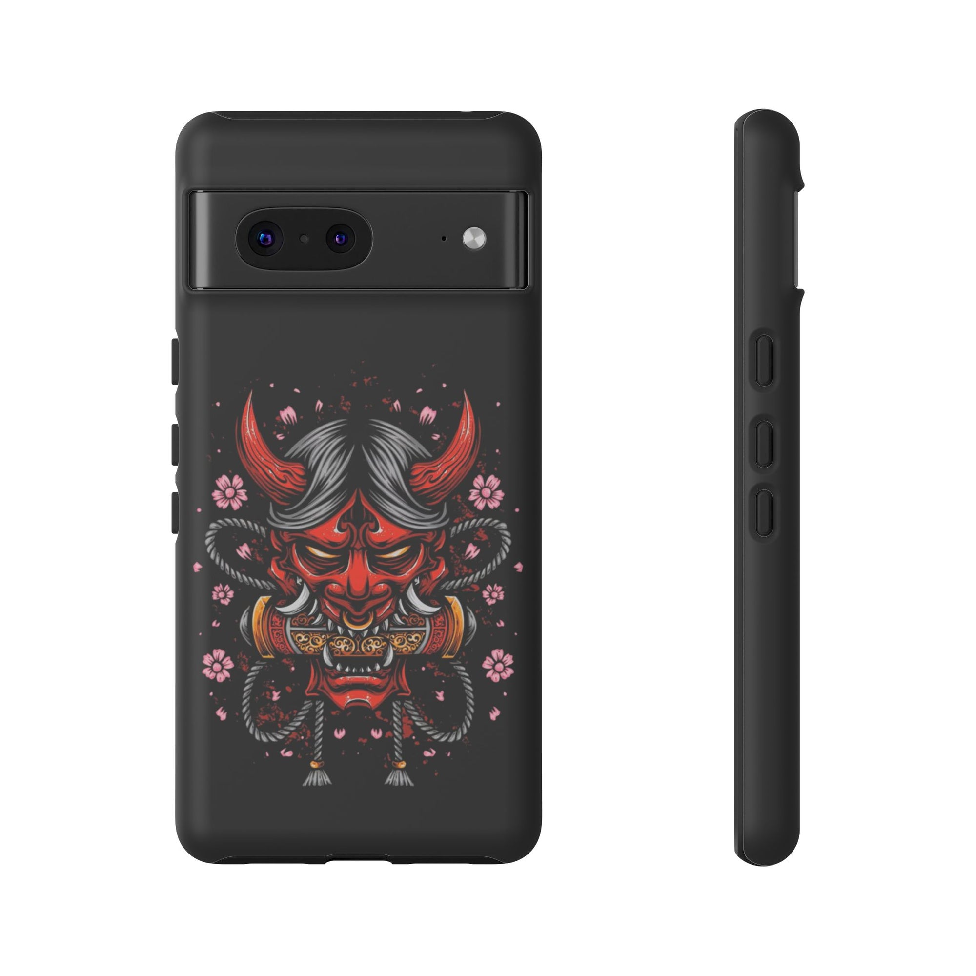 Tough Cases: Fierce Demon Phone Case, Edgy Phone Cover, Protect Your Device, Gift for Anime Fans, Unique Artwork Case