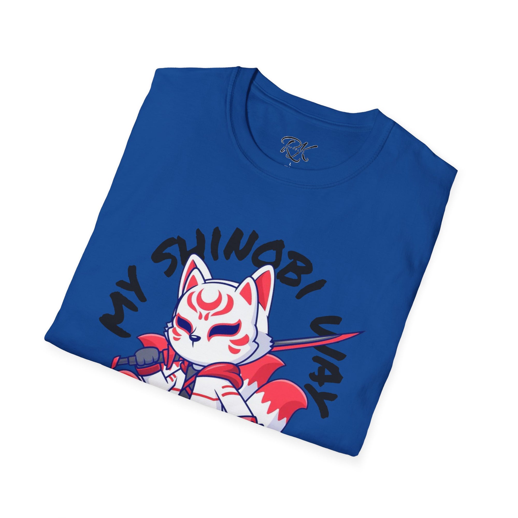 Unisex Anime T-Shirt - 'My Shinobi Pal' Graphic Tee, Comfortable Streetwear, Gift for Anime Lovers, Casual Wear, Stylish Outfit