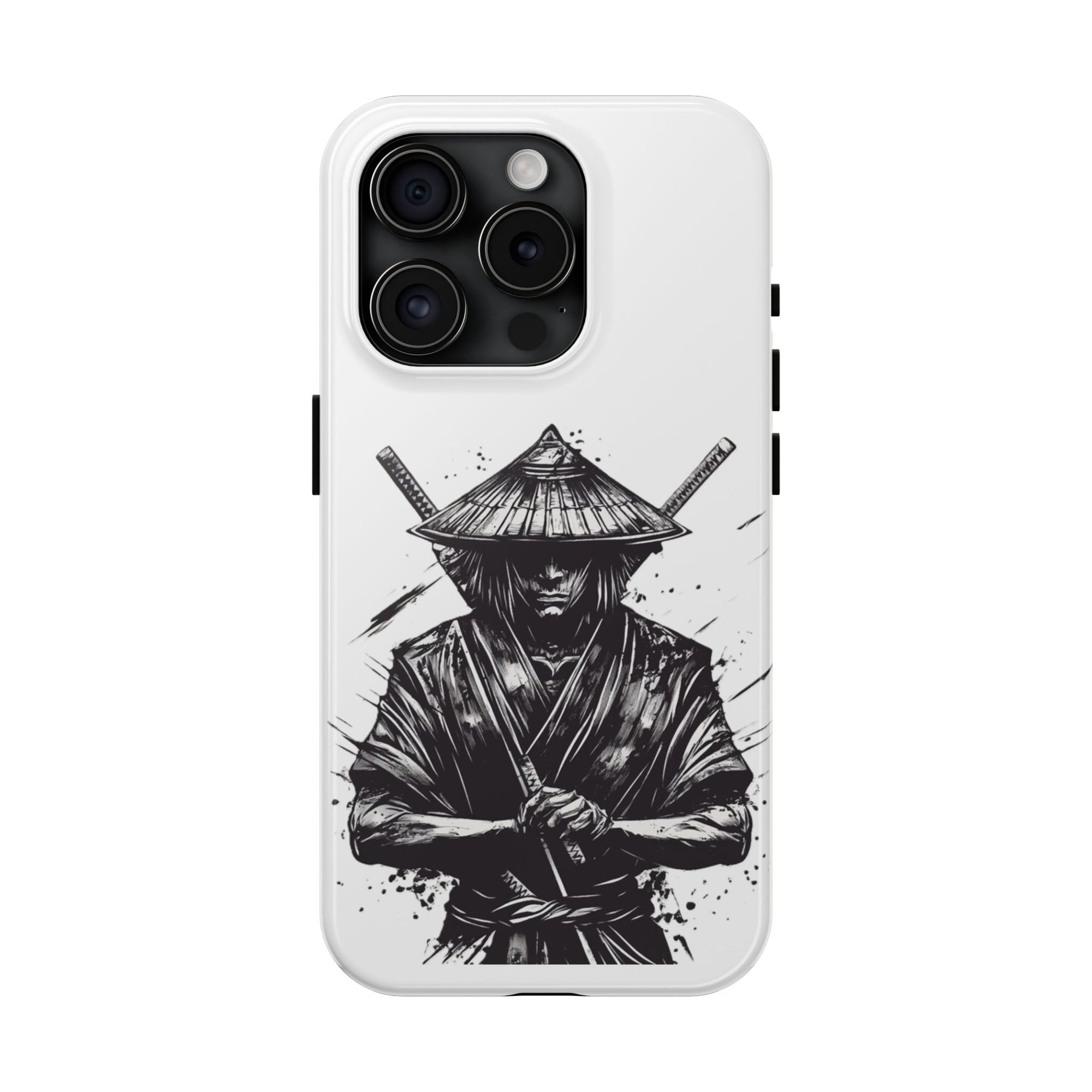Samurai Tough Phone Cases, Rugged Smartphone Accessories, Durable Covers for Men, Unique Gifts for Him, Japanese Warrior Design