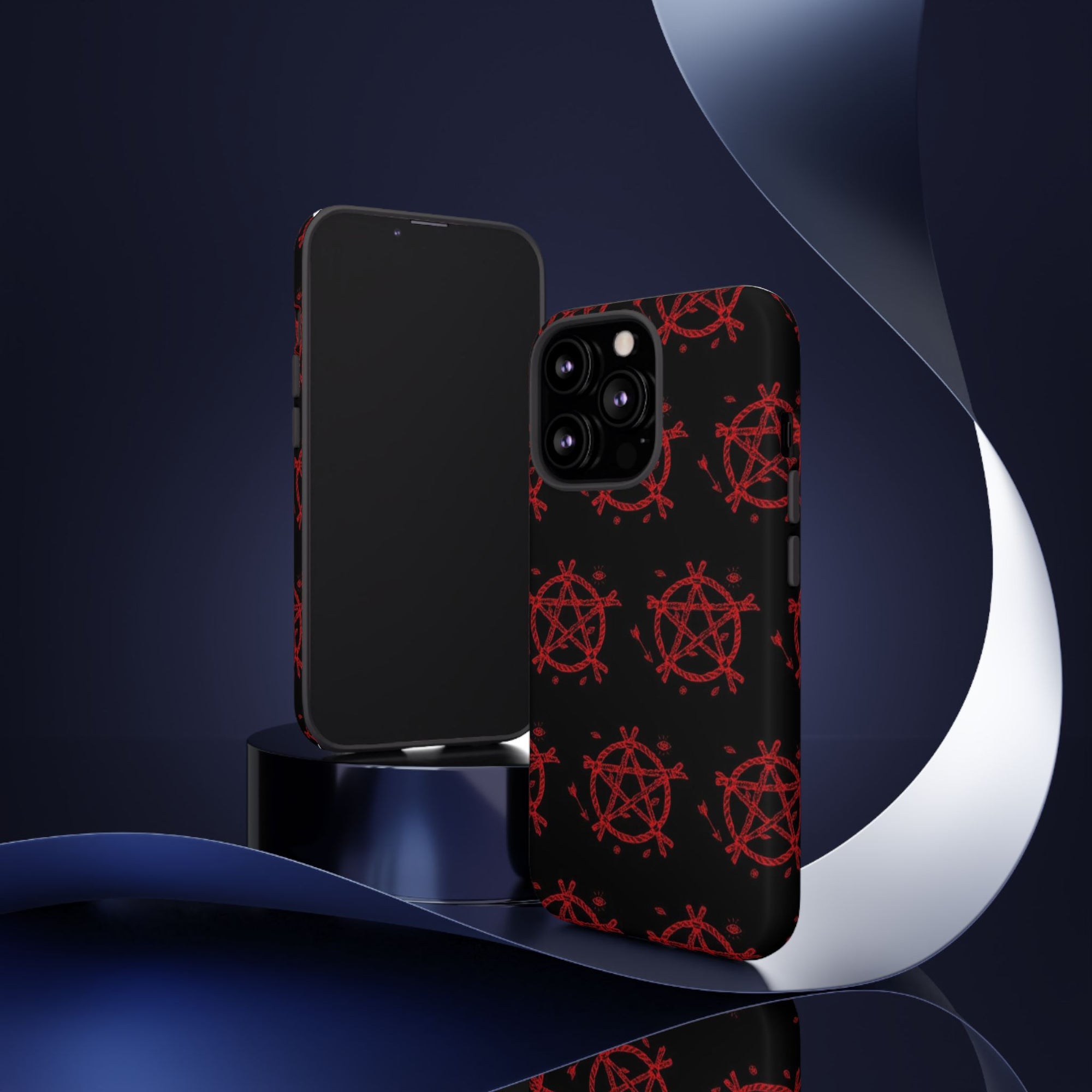 Anarchist iPhone Case, Tough Phone Cover, Punk Style Accessory, Unique Gift for Rebels, Goth Aesthetic Phone Case