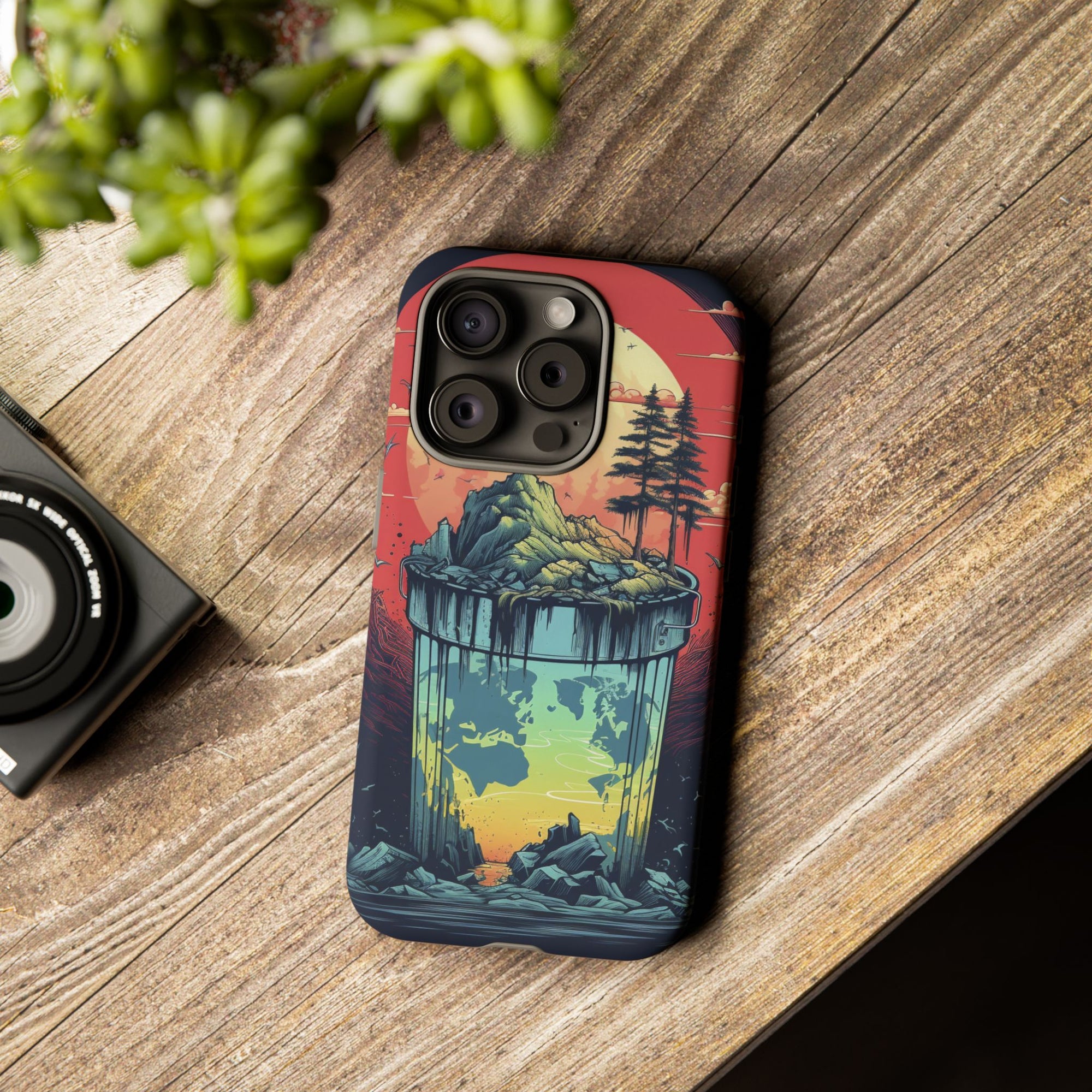 Vibrant Nature-Themed Phone Case, Tough Cases for Adventurers, Eco-Friendly, Trendy Phone Accessory, Great Gift for Nature Lovers