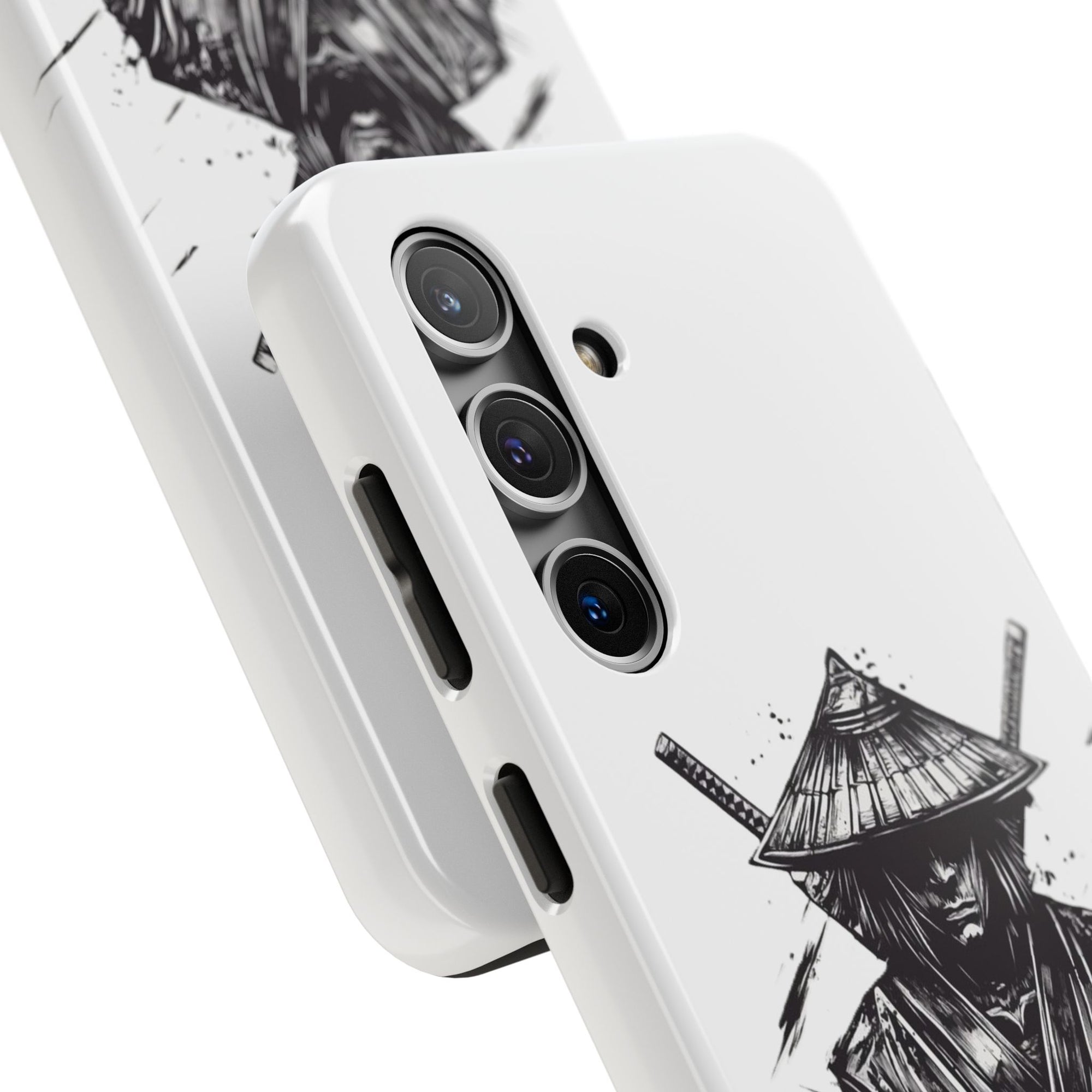 Samurai Tough Phone Cases, Rugged Smartphone Accessories, Durable Covers for Men, Unique Gifts for Him, Japanese Warrior Design
