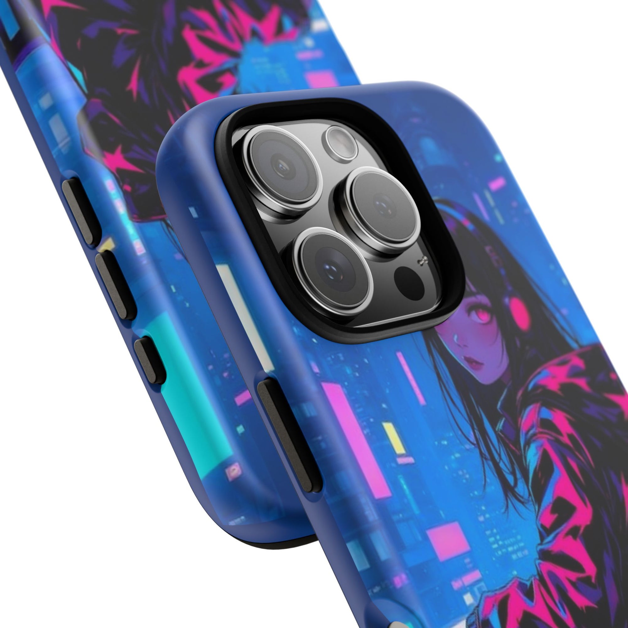 Futuristic Phone Case, Cyberpunk Aesthetic, Tough Phone Cover, Urban Style, Gift for Tech Lovers, Unique Phone Accessories, Streetwear [...]