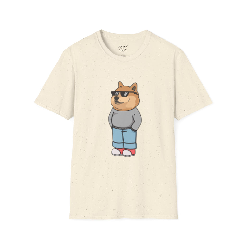 Cool Dog Graphic Tee | Unisex Softstyle T-Shirt, Funny Pet Lover Gift, Dog Dad Shirt, Casual Wear, Gift for Animal Lovers