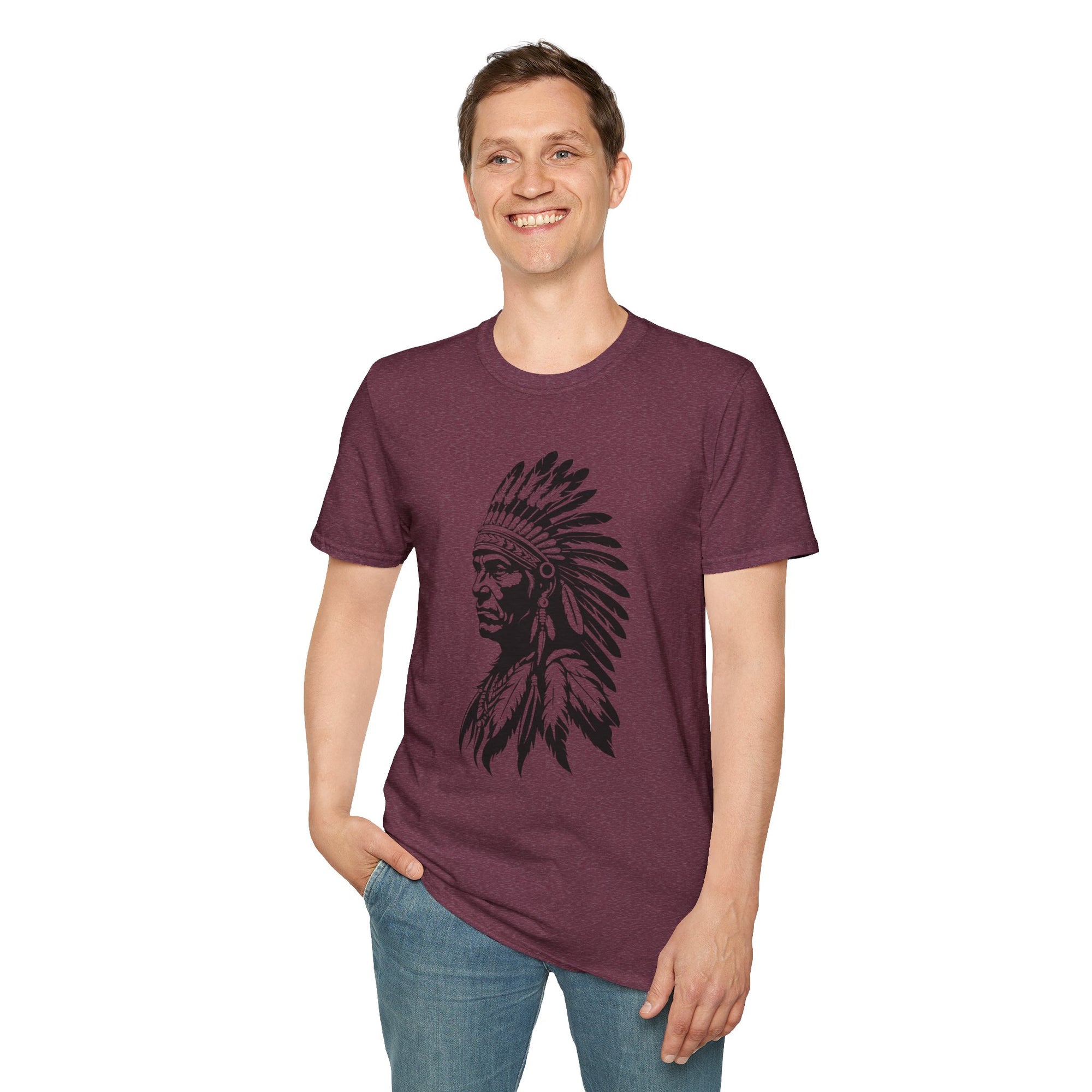 Cultural Heritage Graphic Tee - Unisex Softstyle T-Shirt, Ethnic Tee, Festival Shirt, Casual Wear, Gift for Him/Her