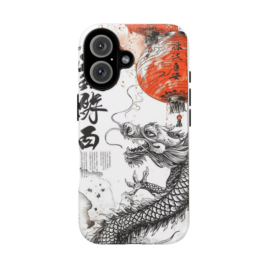 Dragon Design Phone Case, Tough Cases with Chinese Art for Unique Style, Gift for Art Lovers, Phone Protection, Trendy Accessories