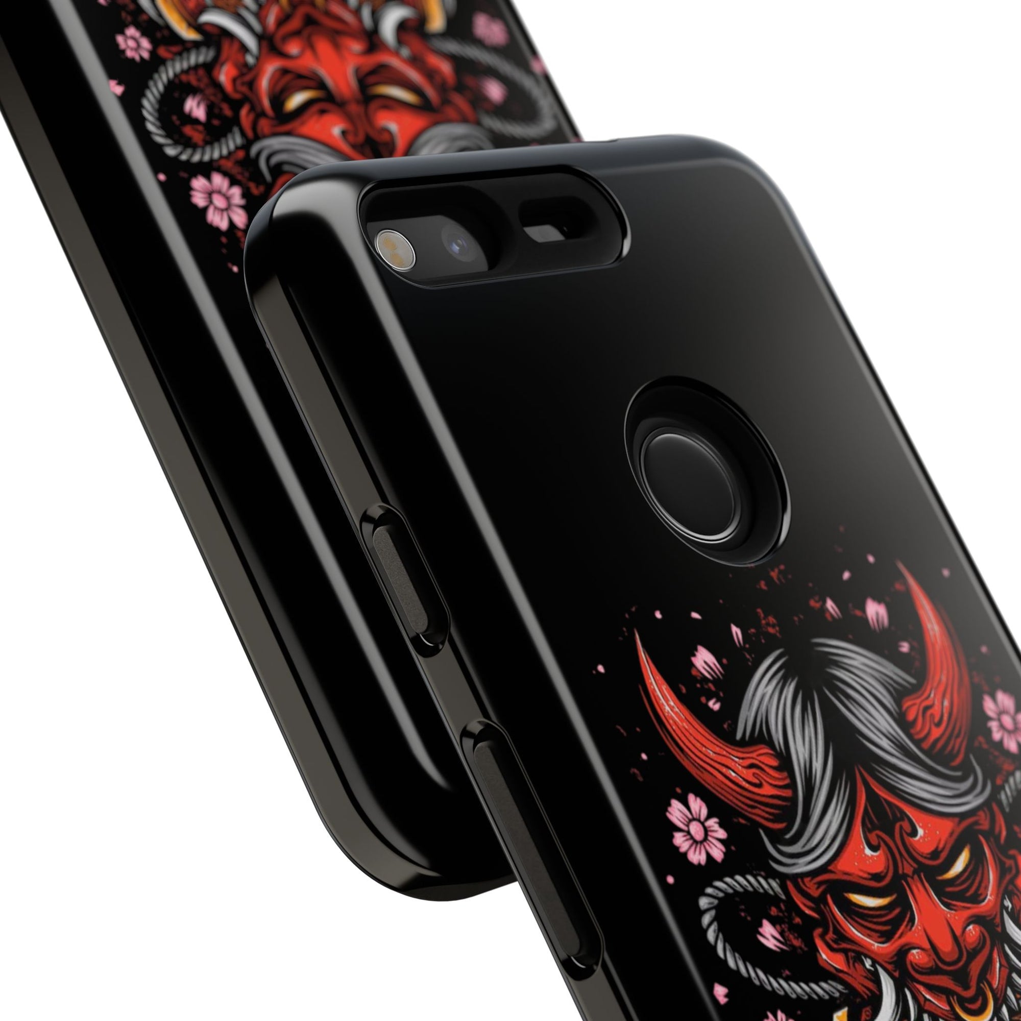 Tough Cases: Fierce Demon Phone Case, Edgy Phone Cover, Protect Your Device, Gift for Anime Fans, Unique Artwork Case