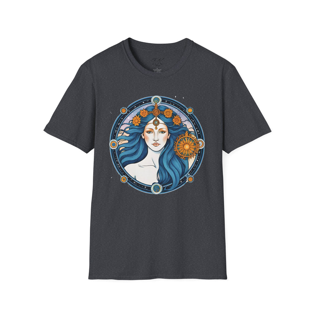 Celestial Goddess Unisex T-Shirt, Bohemian Tee, Astrology Shirt, Gift for Her, Spiritual Fashion, Horoscope Apparel
