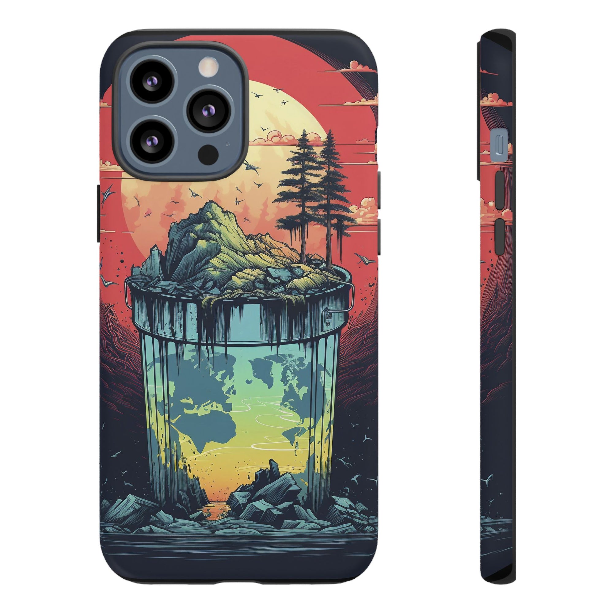Vibrant Nature-Themed Phone Case, Tough Cases for Adventurers, Eco-Friendly, Trendy Phone Accessory, Great Gift for Nature Lovers
