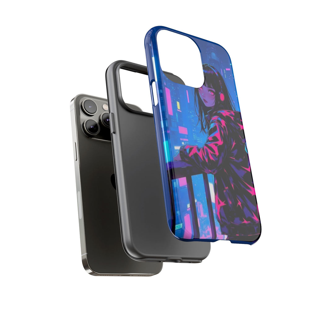 Futuristic Phone Case, Cyberpunk Aesthetic, Tough Phone Cover, Urban Style, Gift for Tech Lovers, Unique Phone Accessories, Streetwear [...]