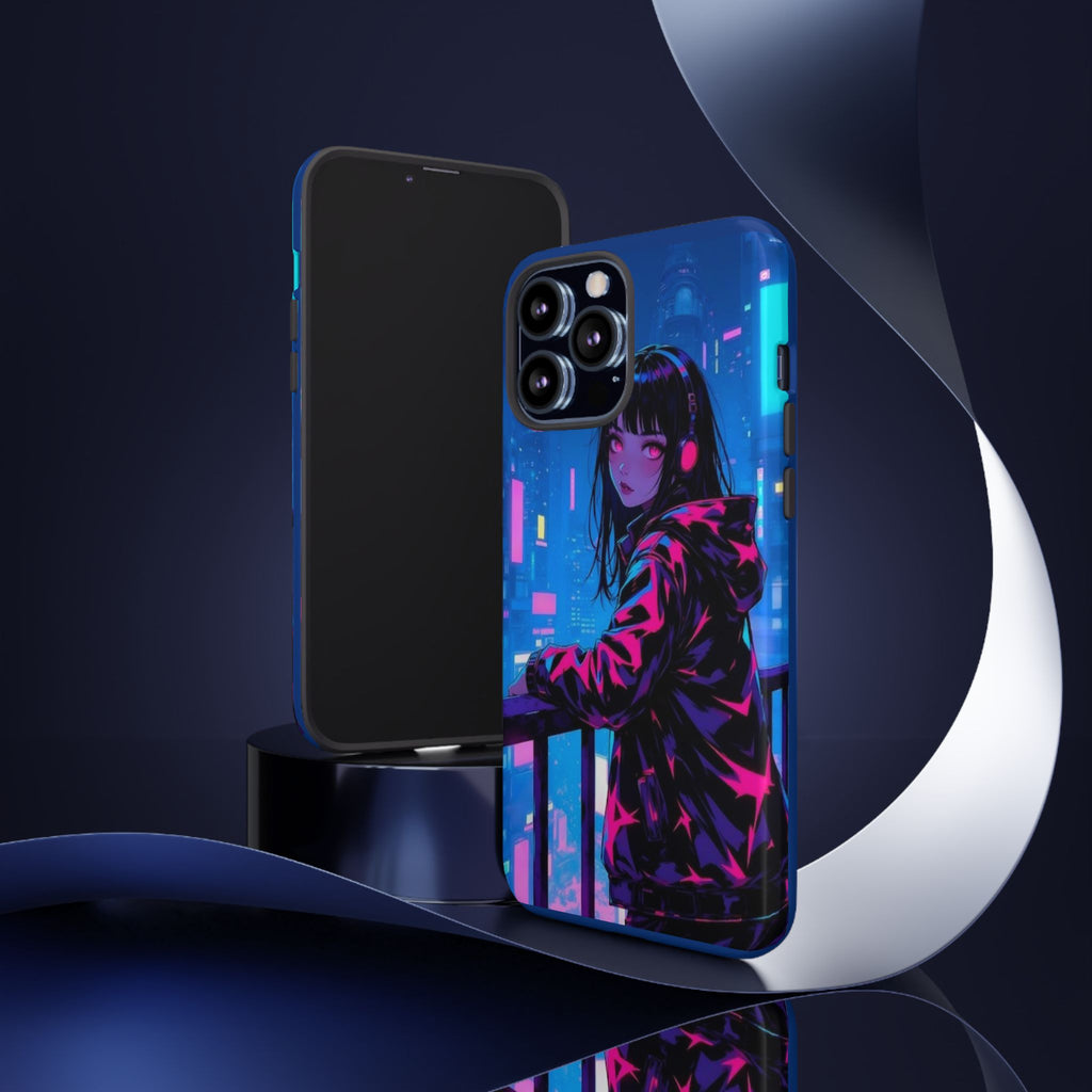 Futuristic Phone Case, Cyberpunk Aesthetic, Tough Phone Cover, Urban Style, Gift for Tech Lovers, Unique Phone Accessories, Streetwear [...]