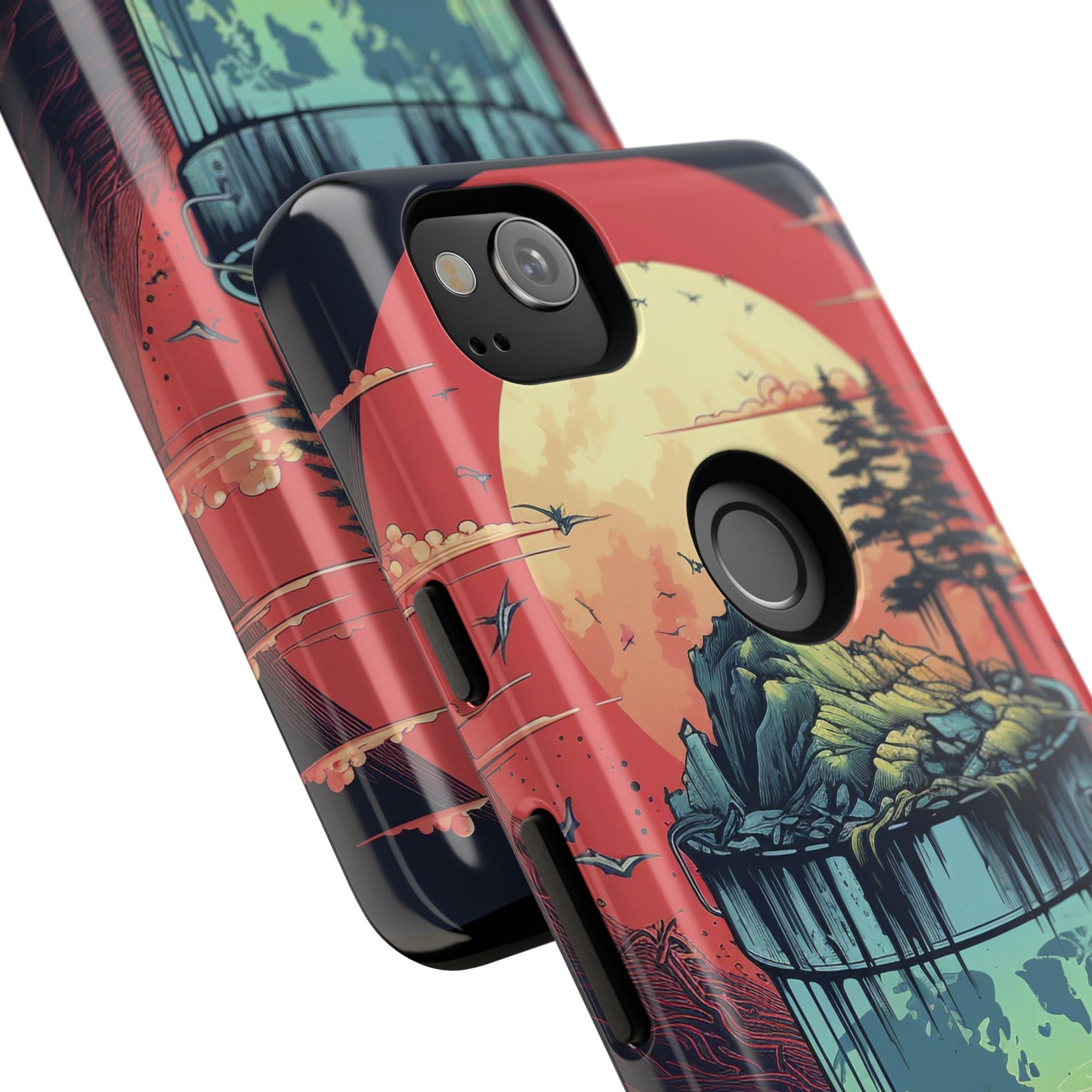 Vibrant Nature-Themed Phone Case, Tough Cases for Adventurers, Eco-Friendly, Trendy Phone Accessory, Great Gift for Nature Lovers