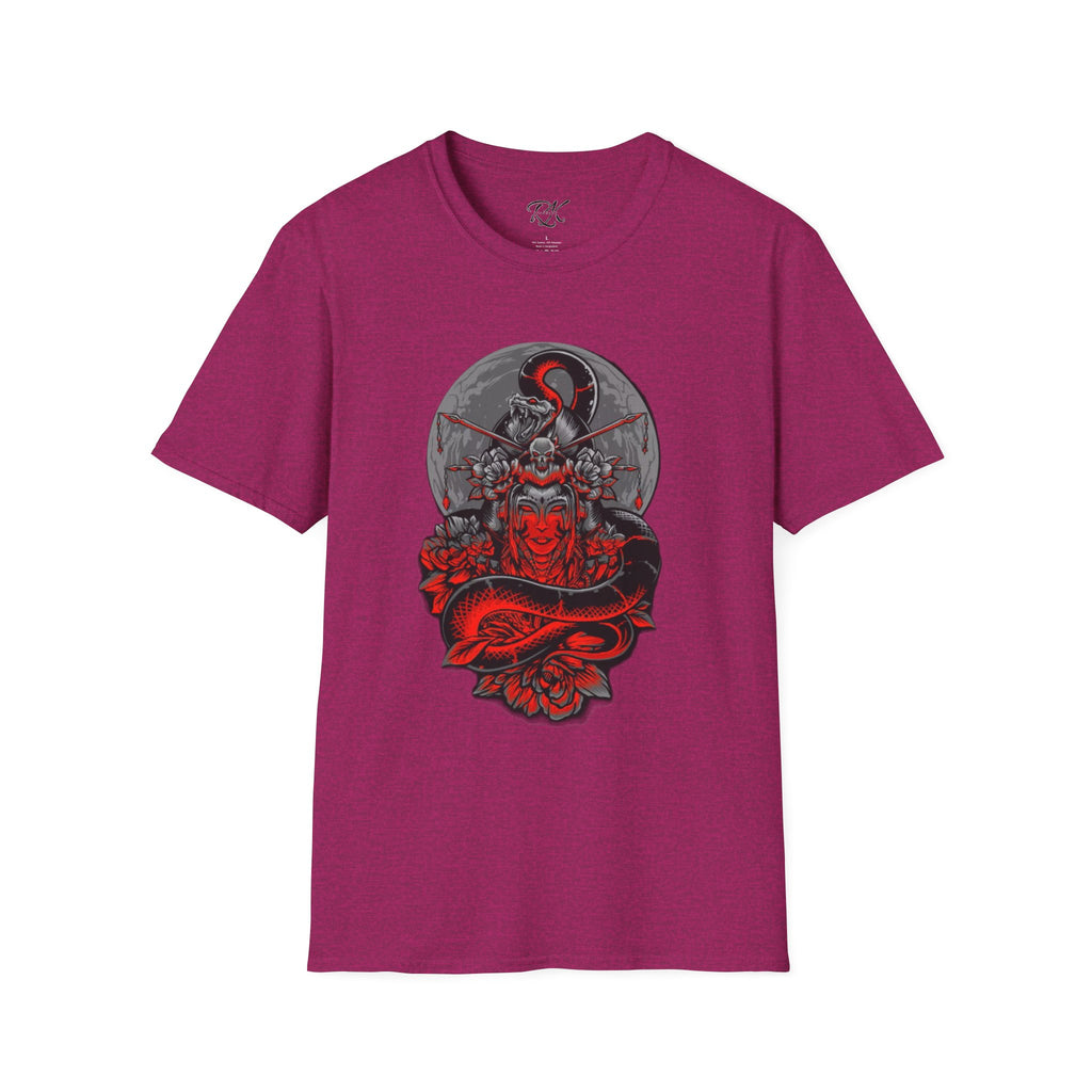 Warrior Spirit Unisex Softstyle T-Shirt, Graphic Tee, Trendy Streetwear, Gifts for Him, Casual Wear, Unique Design