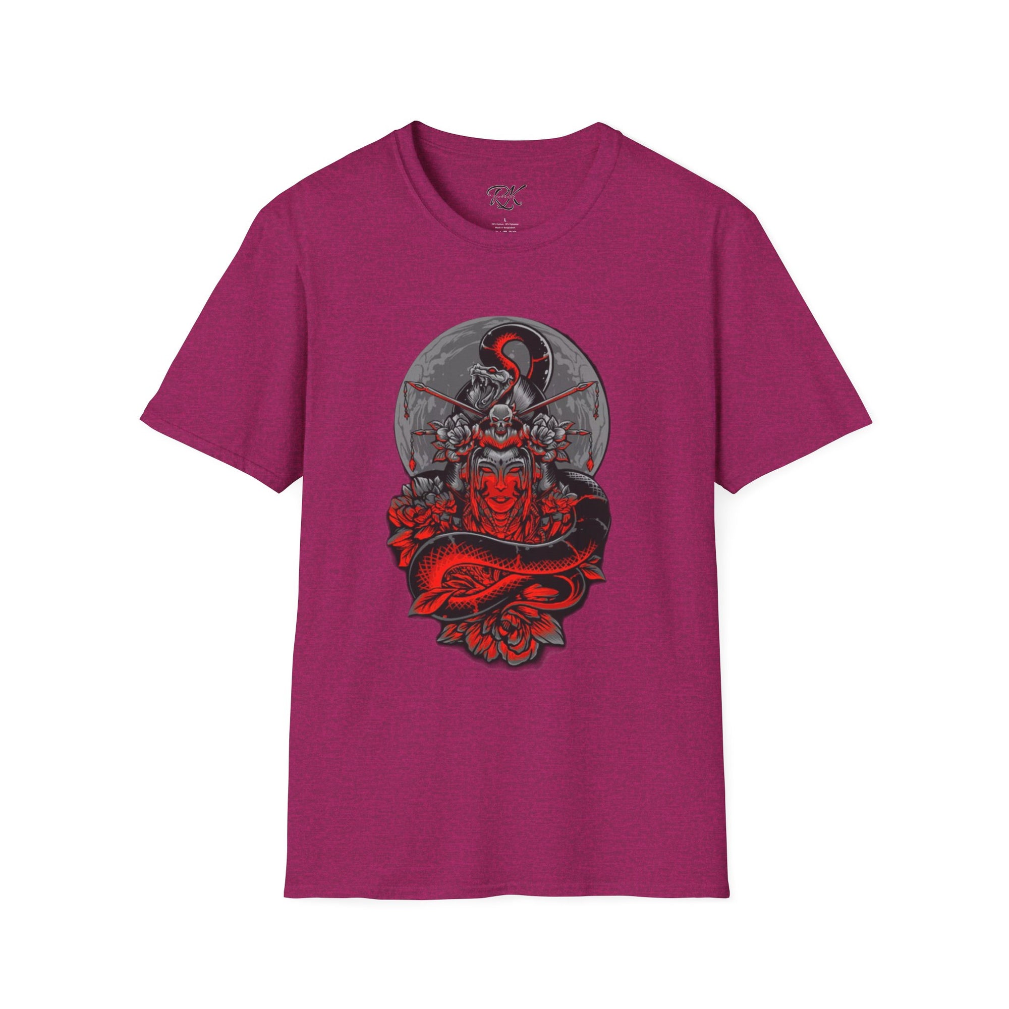 Warrior Spirit Unisex Softstyle T-Shirt, Graphic Tee, Trendy Streetwear, Gifts for Him, Casual Wear, Unique Design
