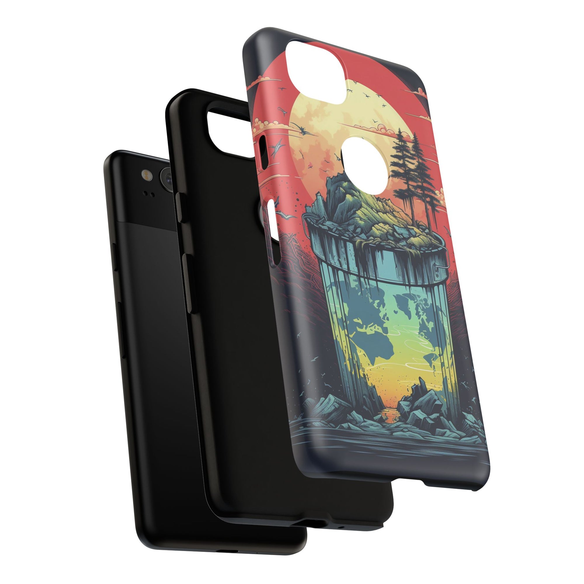 Vibrant Nature-Themed Phone Case, Tough Cases for Adventurers, Eco-Friendly, Trendy Phone Accessory, Great Gift for Nature Lovers