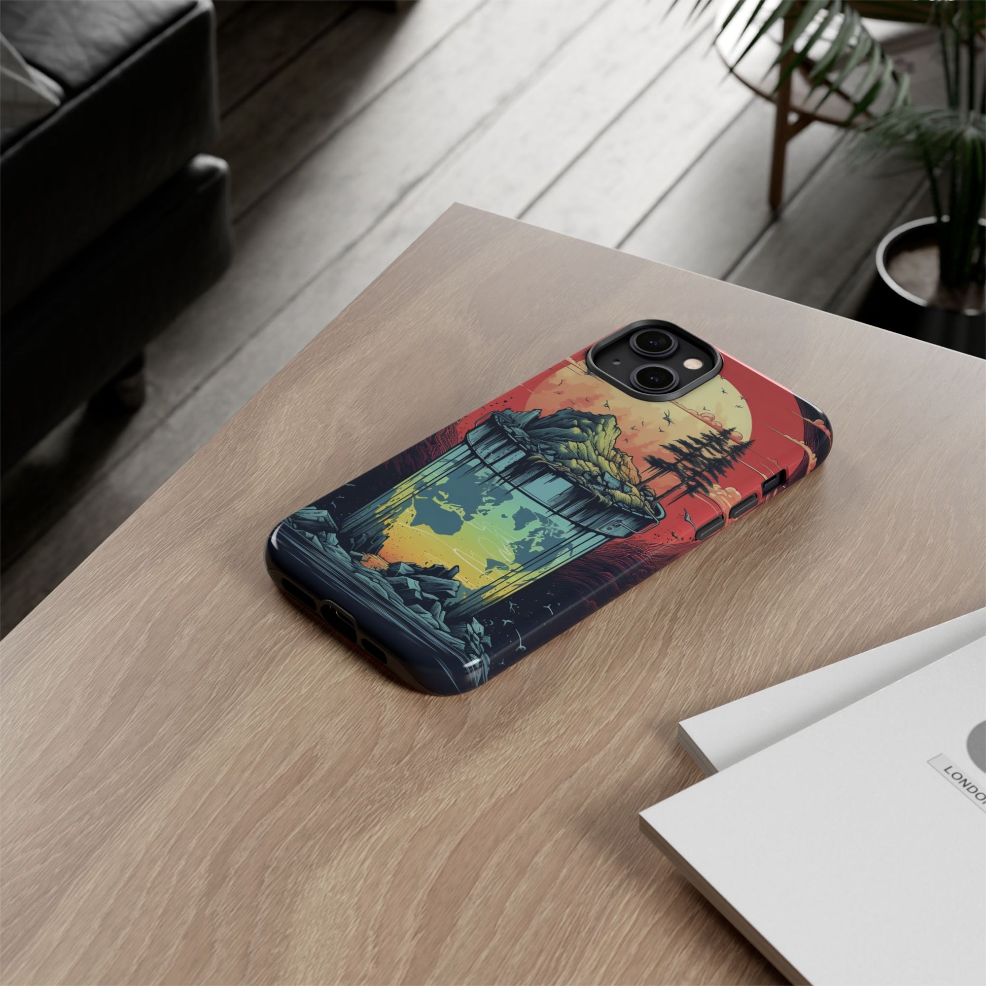 Vibrant Nature-Themed Phone Case, Tough Cases for Adventurers, Eco-Friendly, Trendy Phone Accessory, Great Gift for Nature Lovers