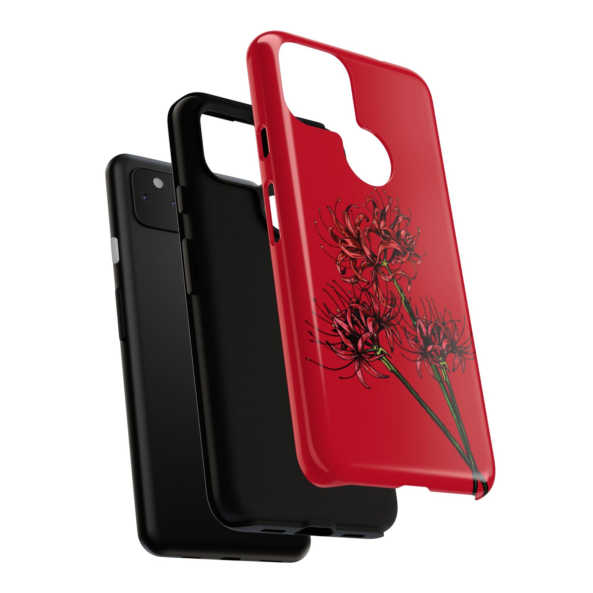 Floral Phone Case, Cute Durable Case for Plants Lovers, Stylish Tech Accessories, Gift for Her, Autumn Decor