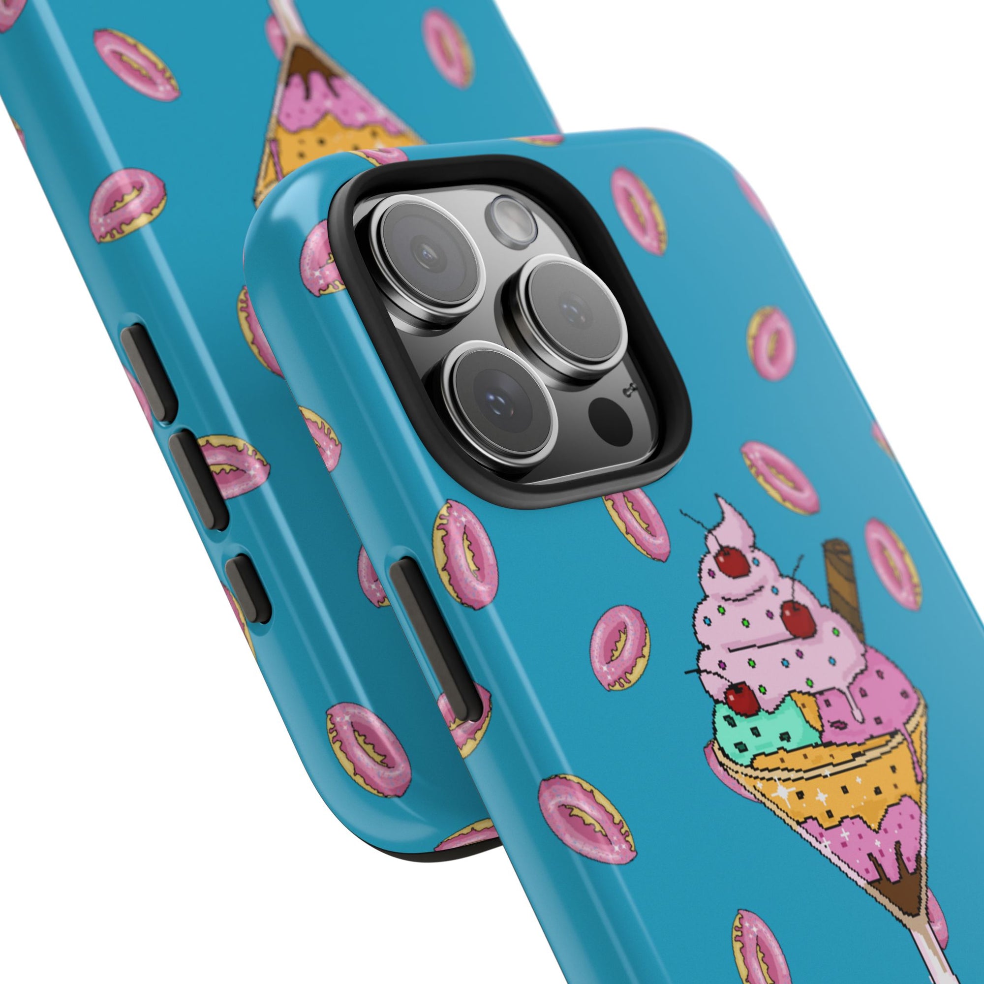 Cute Dessert Phone Cases, Fun iPhone Covers, Quirky Phone Accessories, Donut Lovers Gift, Ice Cream Phone Protector