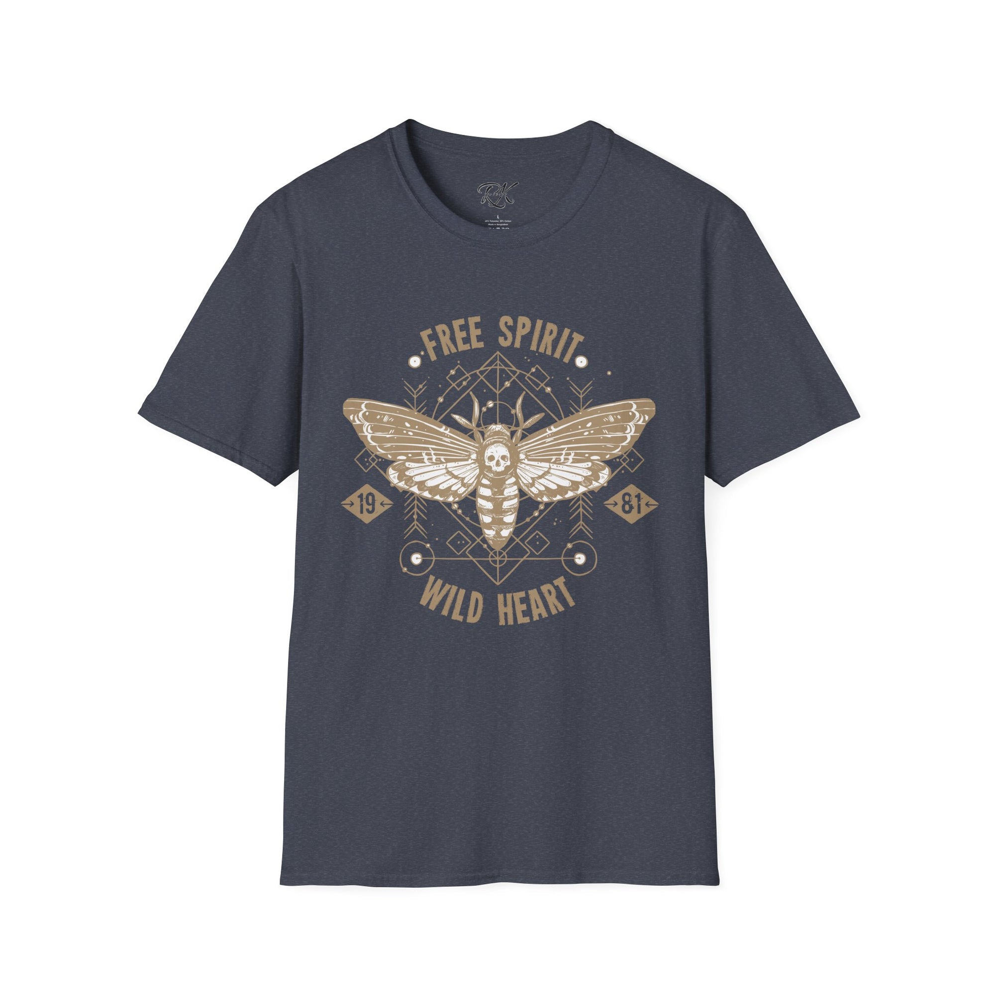 Free Spirit Wild Heart Unisex T-Shirt, Boho Graphic Tee, Nature Lover Shirt, Gift for Adventurers, Casual Wear, Everyday Comfort