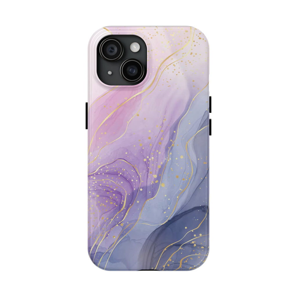 Elegant Abstract Tough Phone Cases for Stylish Protection, Gift for Her, Phone Accessories, Lavender Marble Design, Phone Cover for [...]