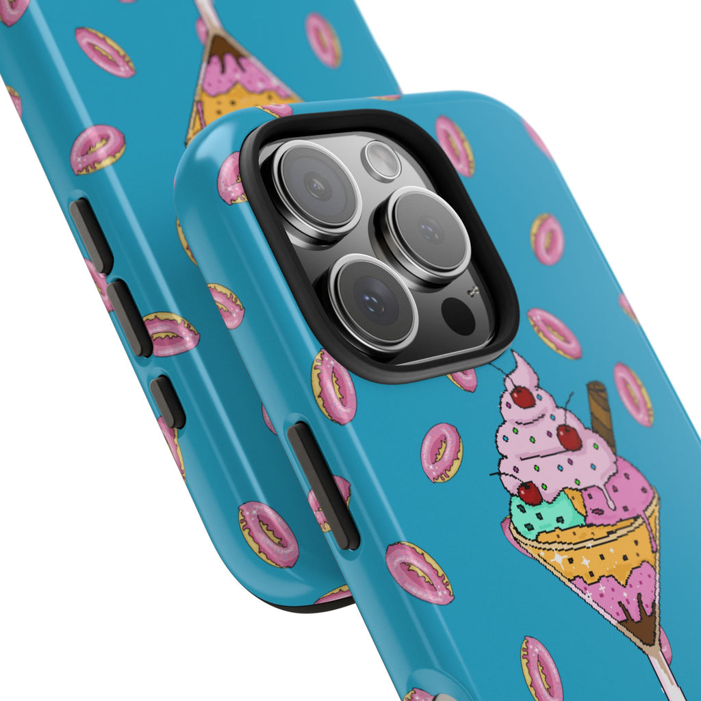 Cute Dessert Phone Cases, Fun iPhone Covers, Quirky Phone Accessories, Donut Lovers Gift, Ice Cream Phone Protector