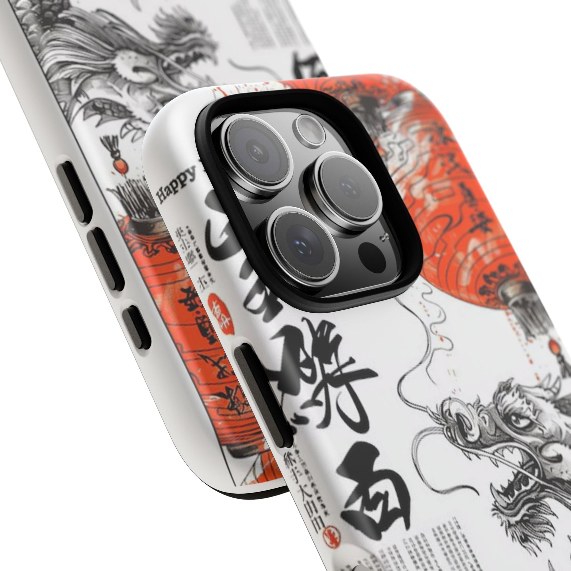 Dragon Design Phone Case, Tough Cases with Chinese Art for Unique Style, Gift for Art Lovers, Phone Protection, Trendy Accessories