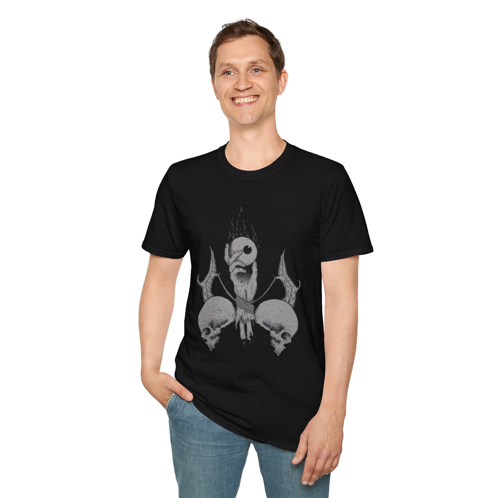 Gothic Graphic Tee - Dark Aesthetic Unisex T-Shirt, Unique Gift, Casual Wear, Festival Fashion, Alternative Style
