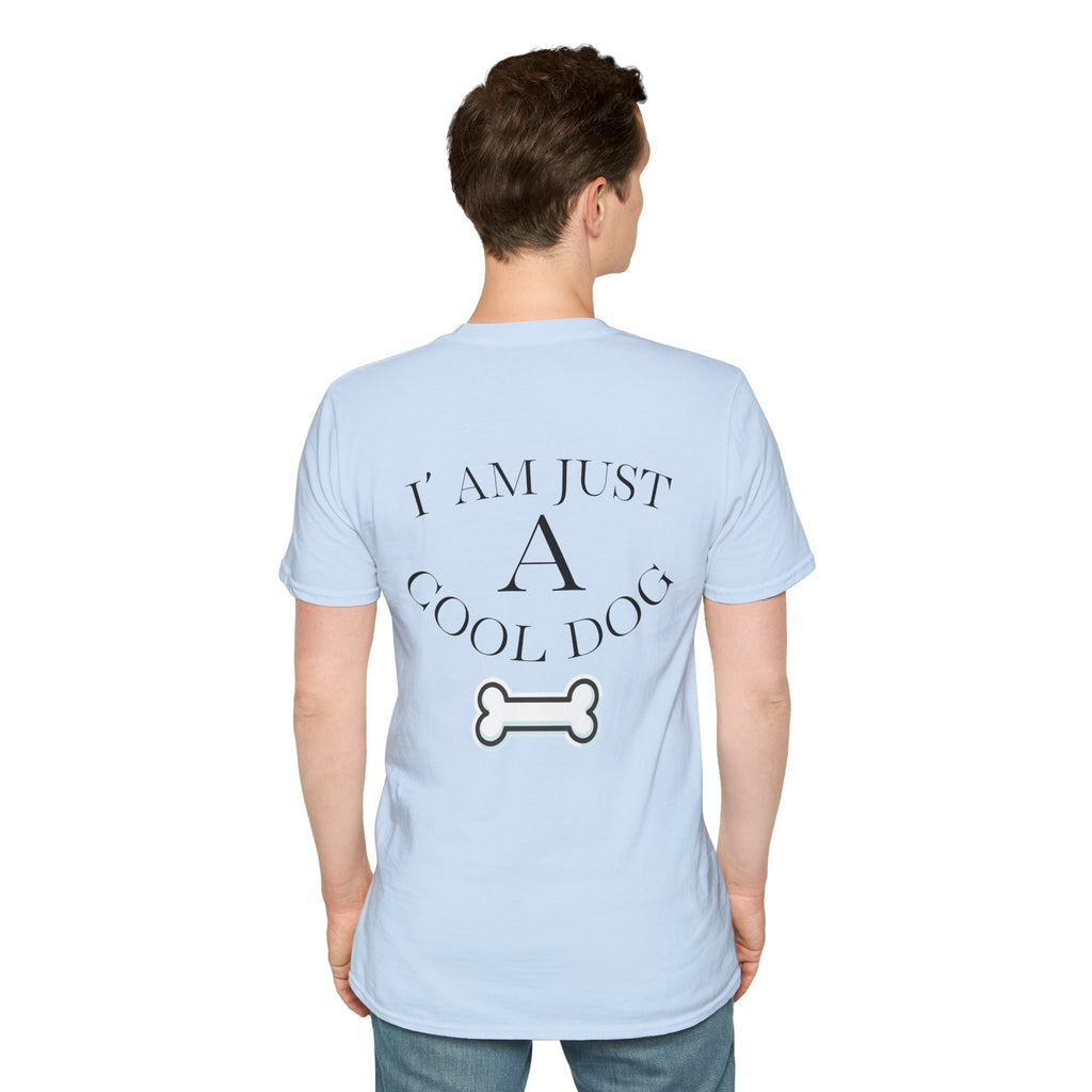 Cool Dog Graphic Tee | Unisex Softstyle T-Shirt, Funny Pet Lover Gift, Dog Dad Shirt, Casual Wear, Gift for Animal Lovers
