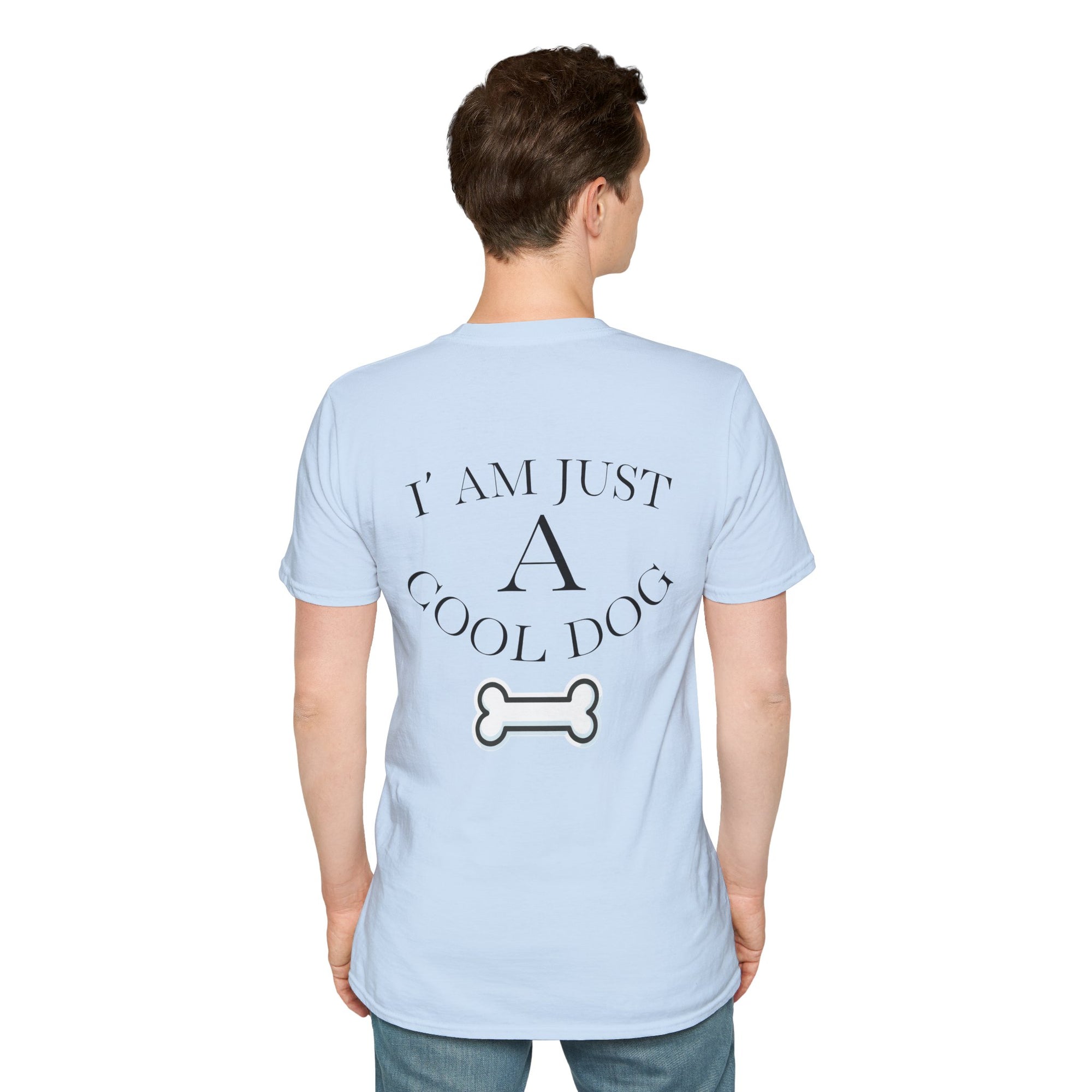 Cool Dog Graphic Tee | Unisex Softstyle T-Shirt, Funny Pet Lover Gift, Dog Dad Shirt, Casual Wear, Gift for Animal Lovers